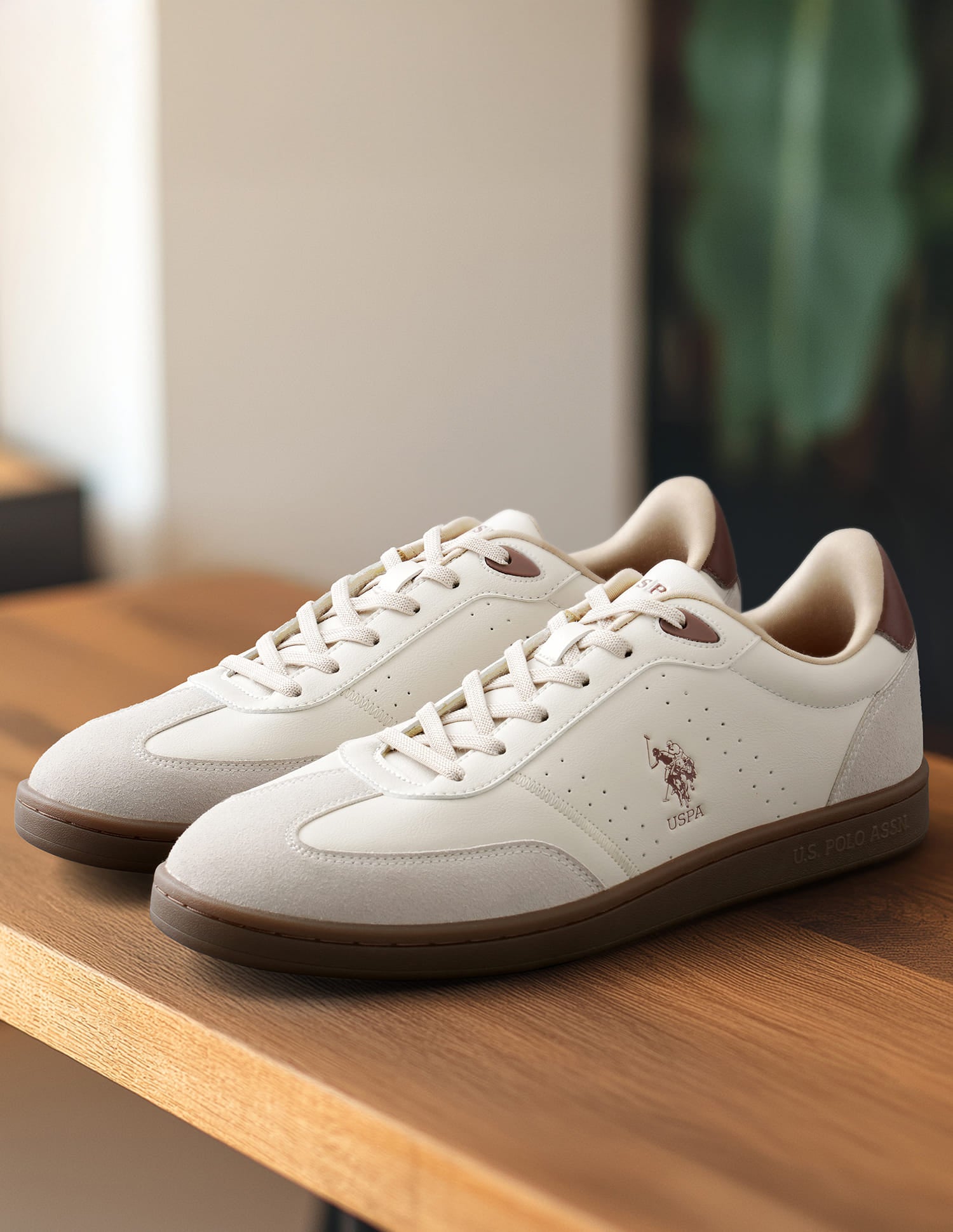 Men Cenik Suede Sneakers Beige - U.S. Polo Assn. India | Large
