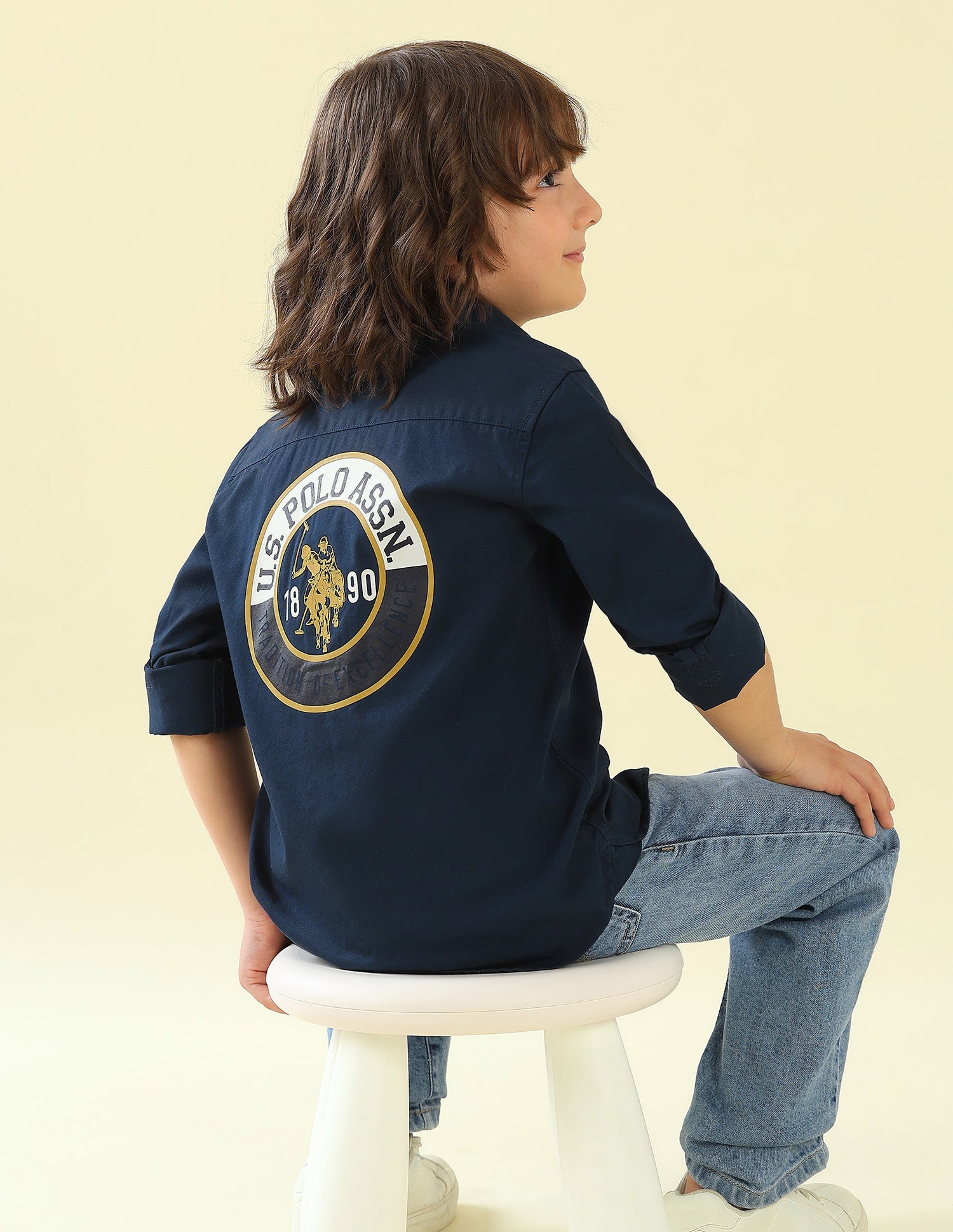 Twill Graphic Brand Printed Shirt