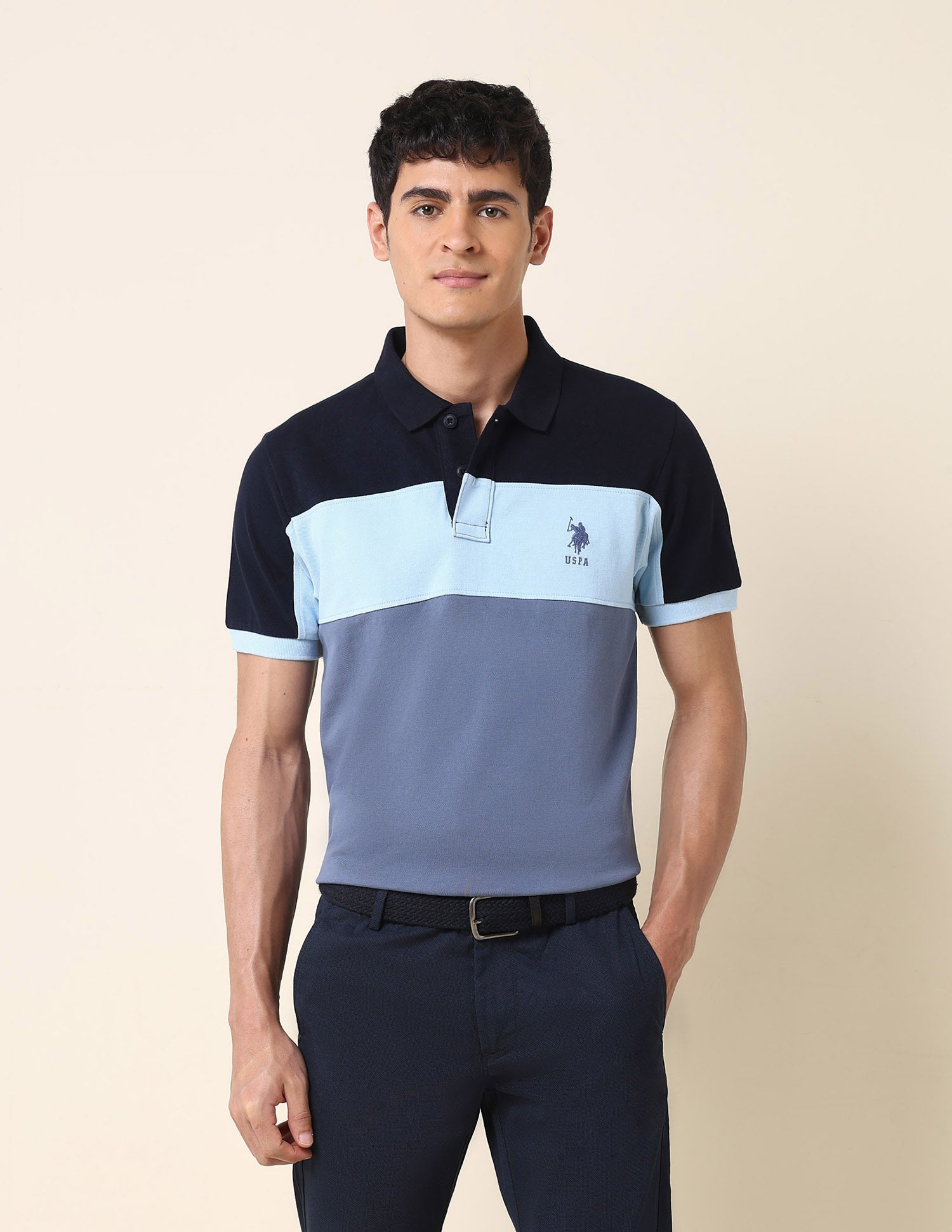 Colourblocked Classic Polo Shirt