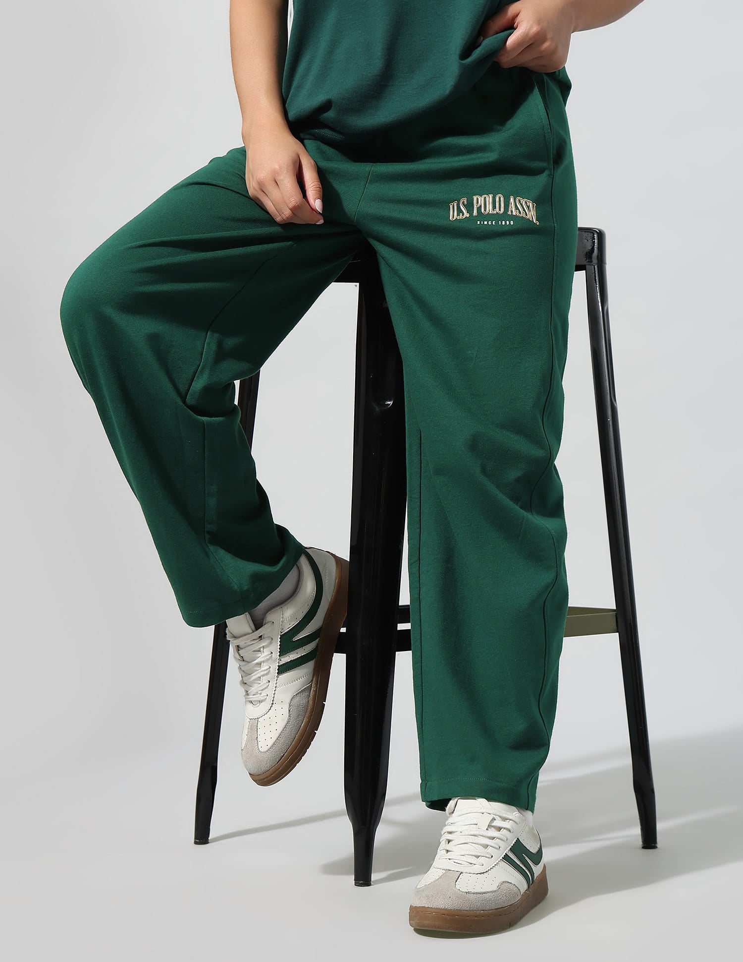 Darted Barrel Fit Trousers