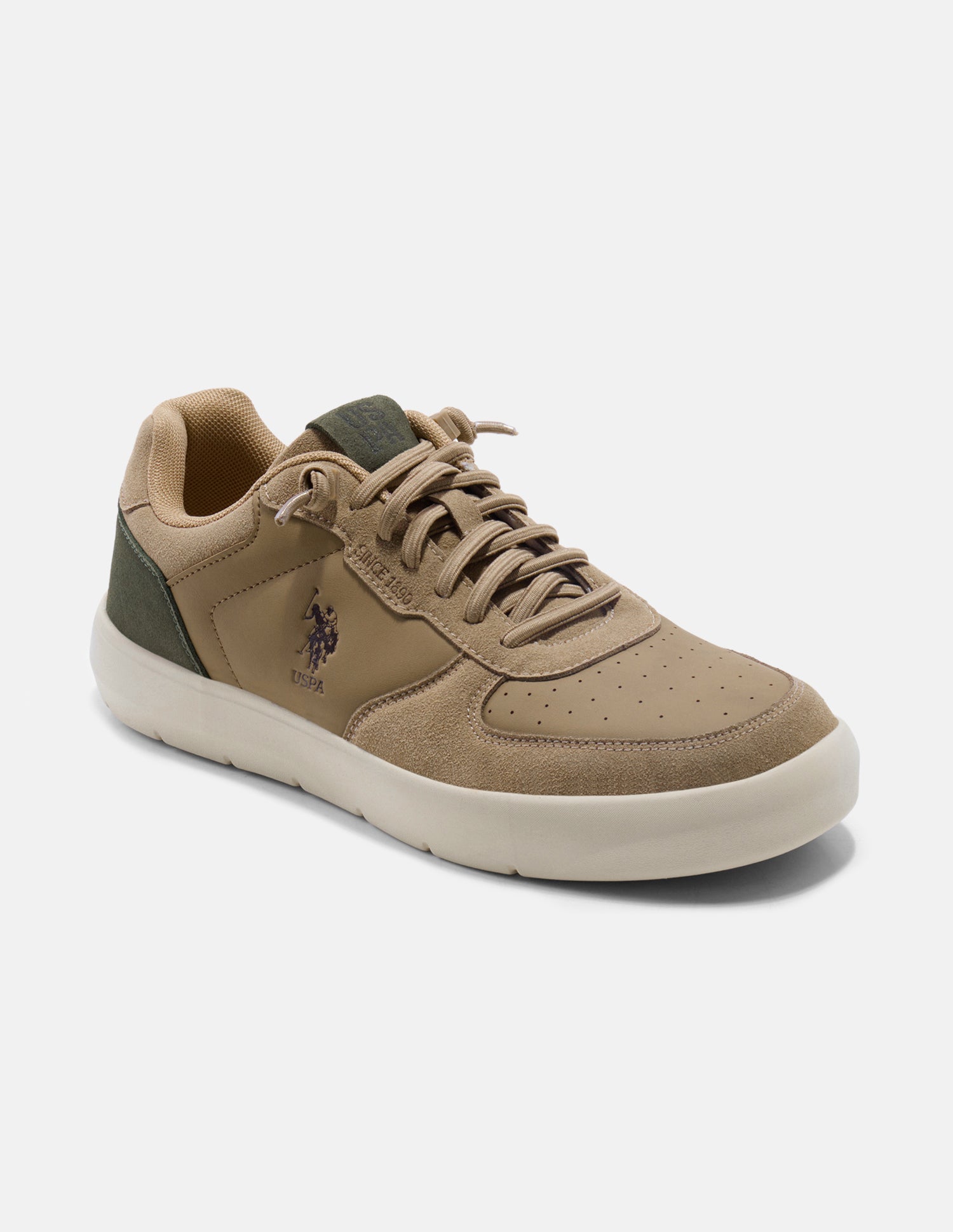 Colour Blocked Eazor Sneakers Tan - U.S. Polo Assn. India | Large