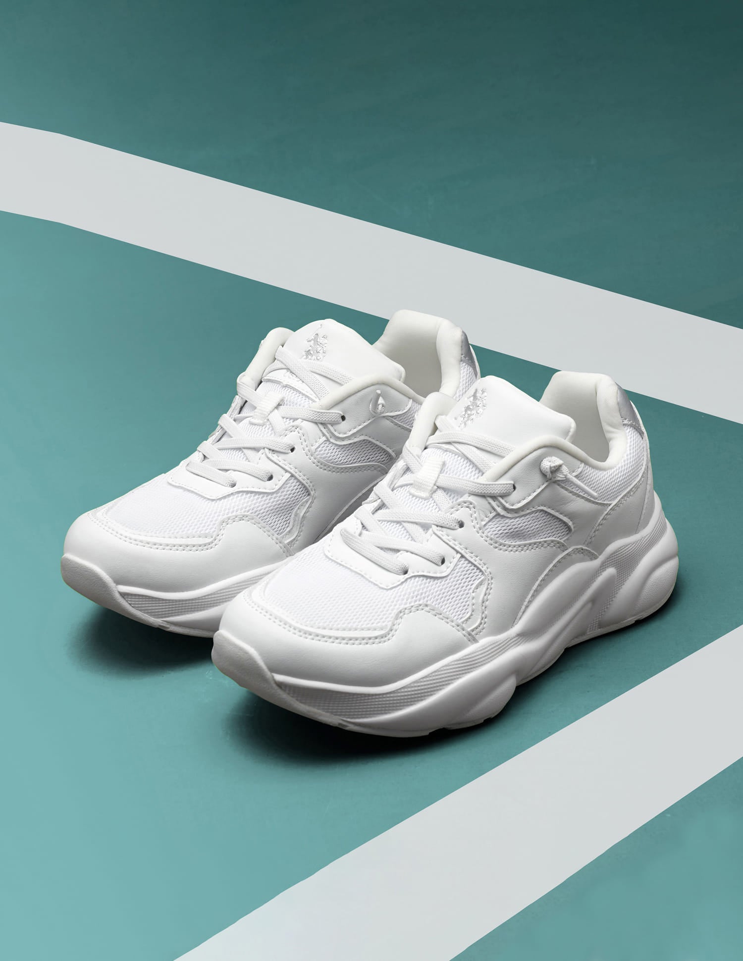 Women Panelled Zuri 2.0 Sneakers Off-White - U.S. Polo Assn. India | Large