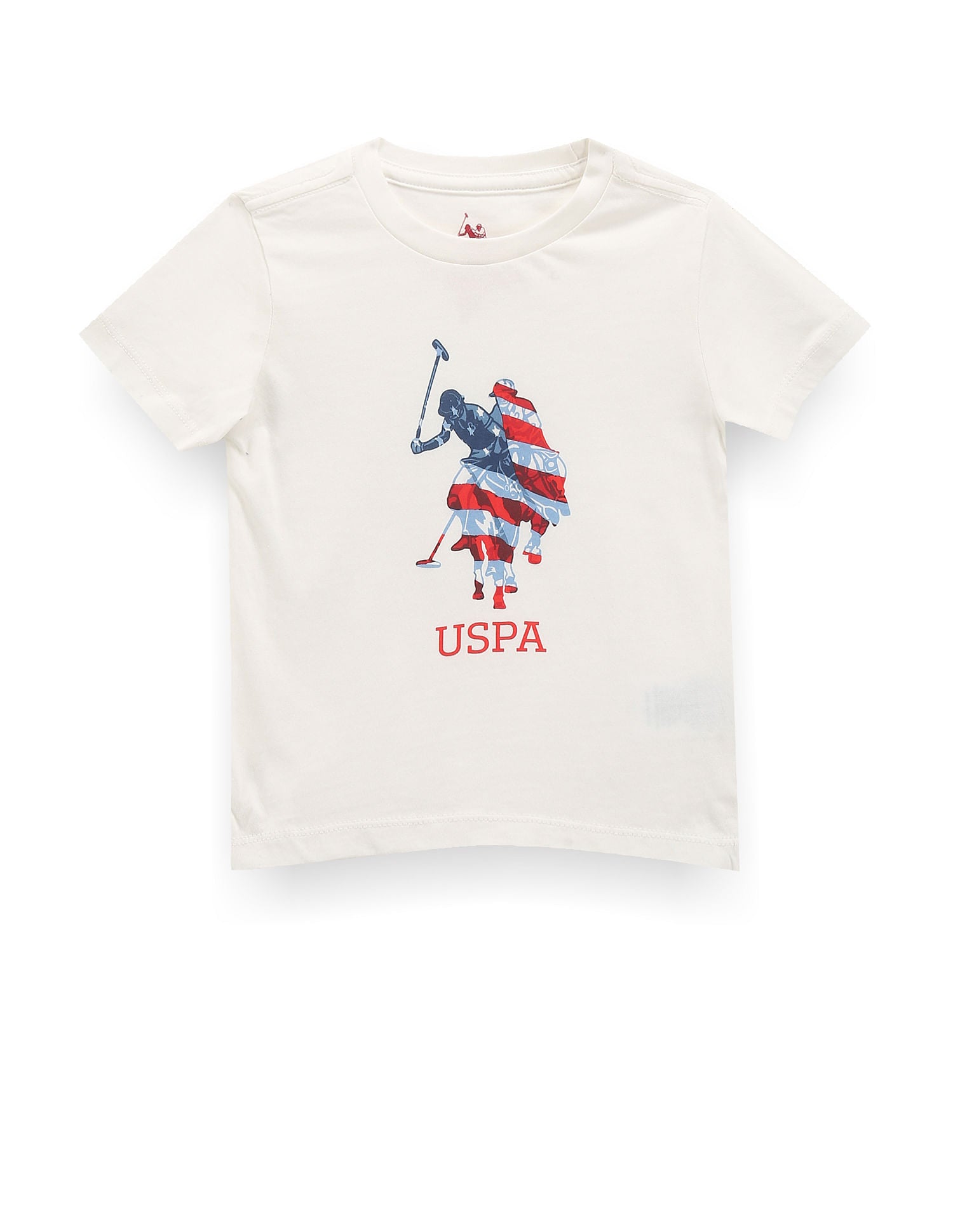 Boys Brand Print Cotton T-Shirt