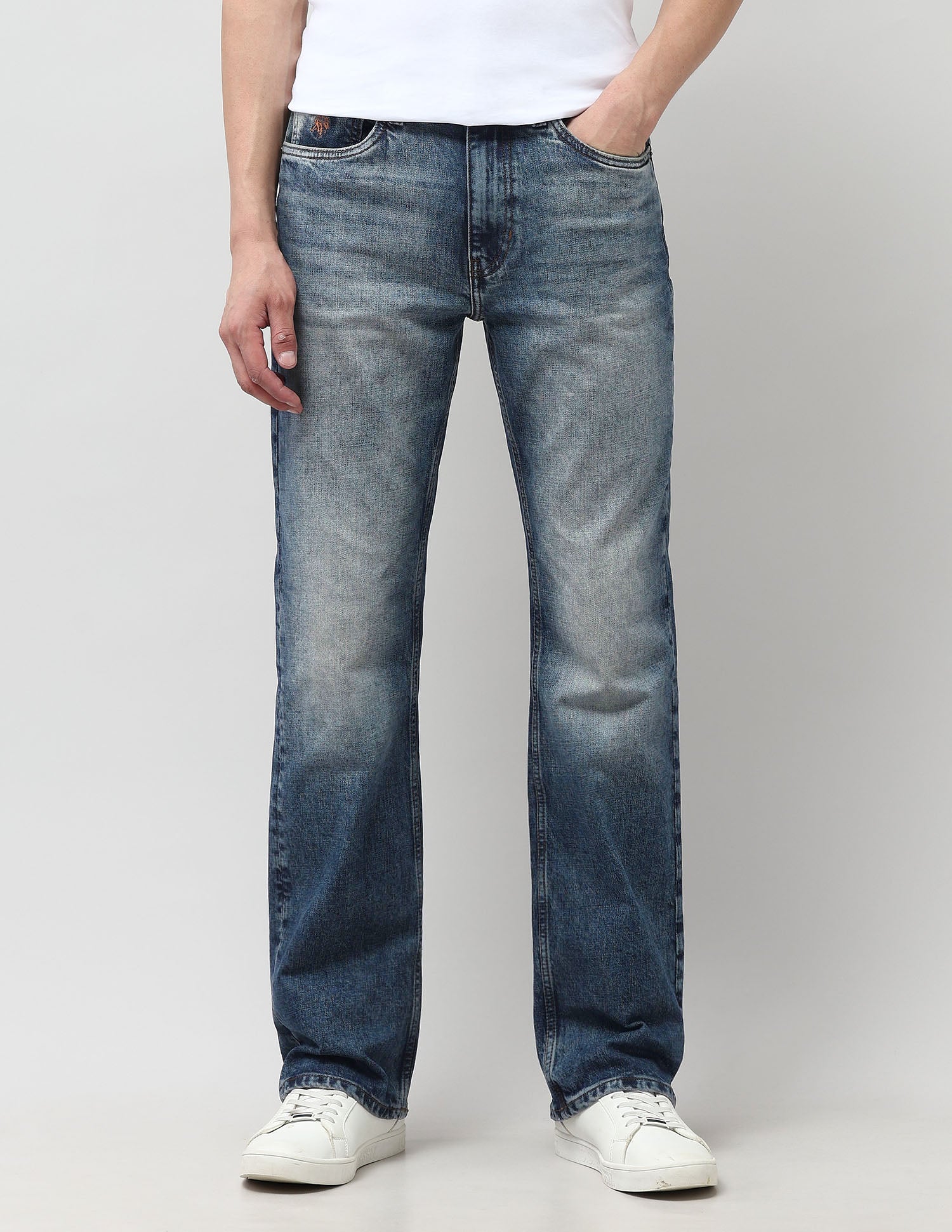 Connor Bootcut Blue Jeans
