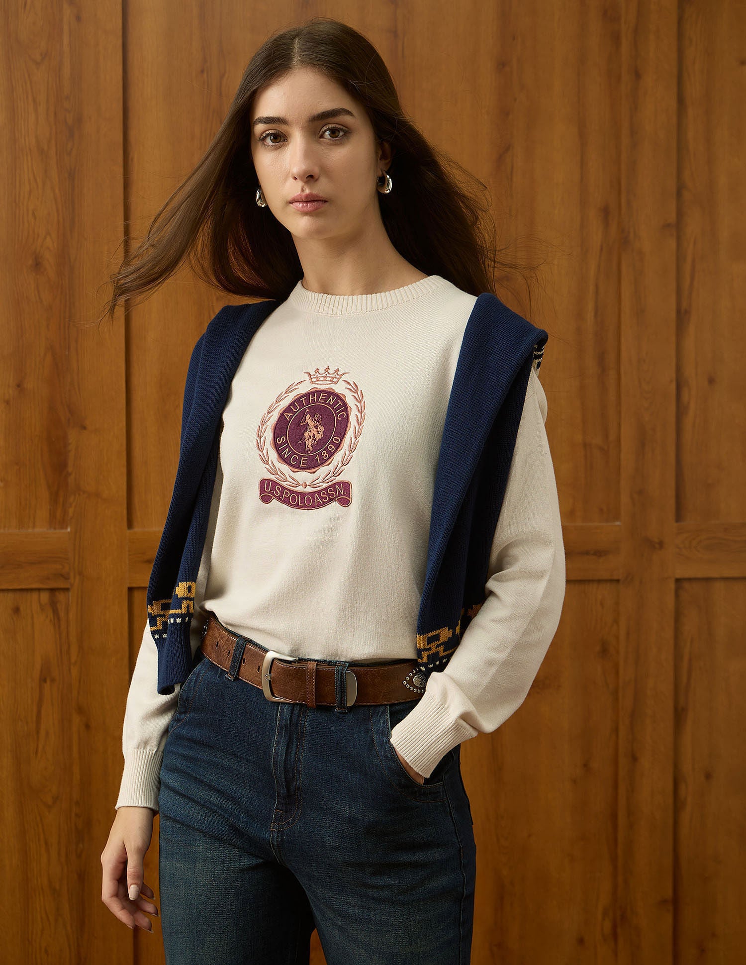 Drop Shoulder Relaxed Fit Sweater