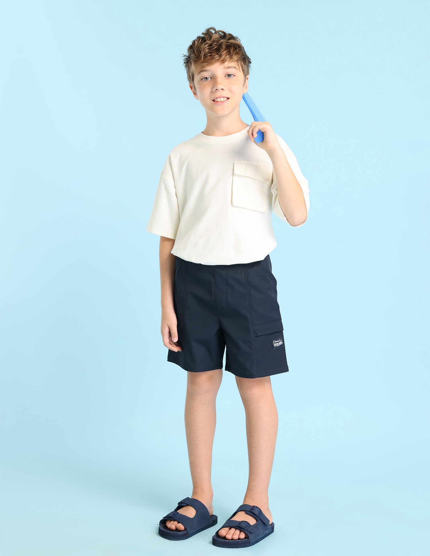 Boys Regular Fit Cargo Shorts