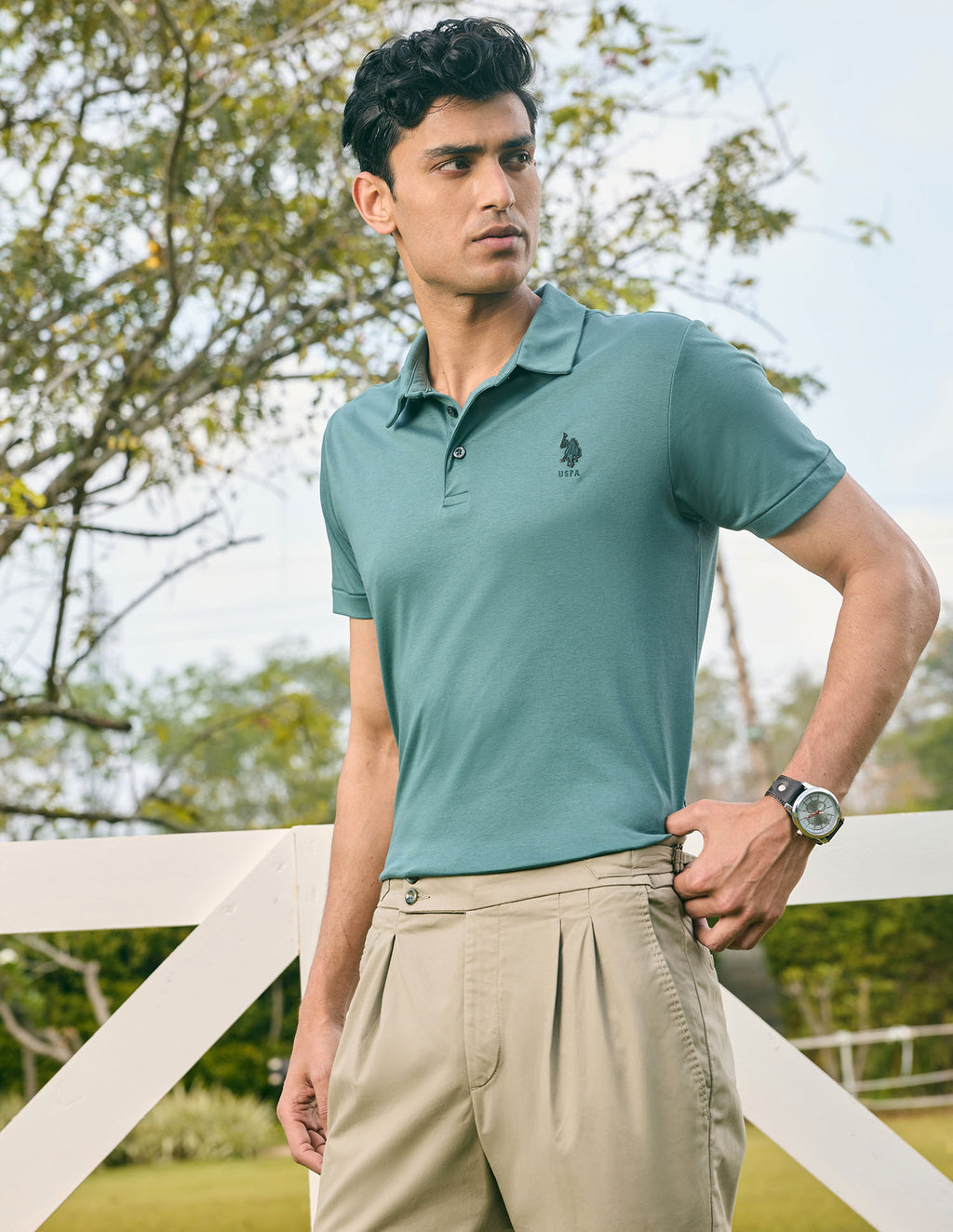 Polo Solid Pique Polo