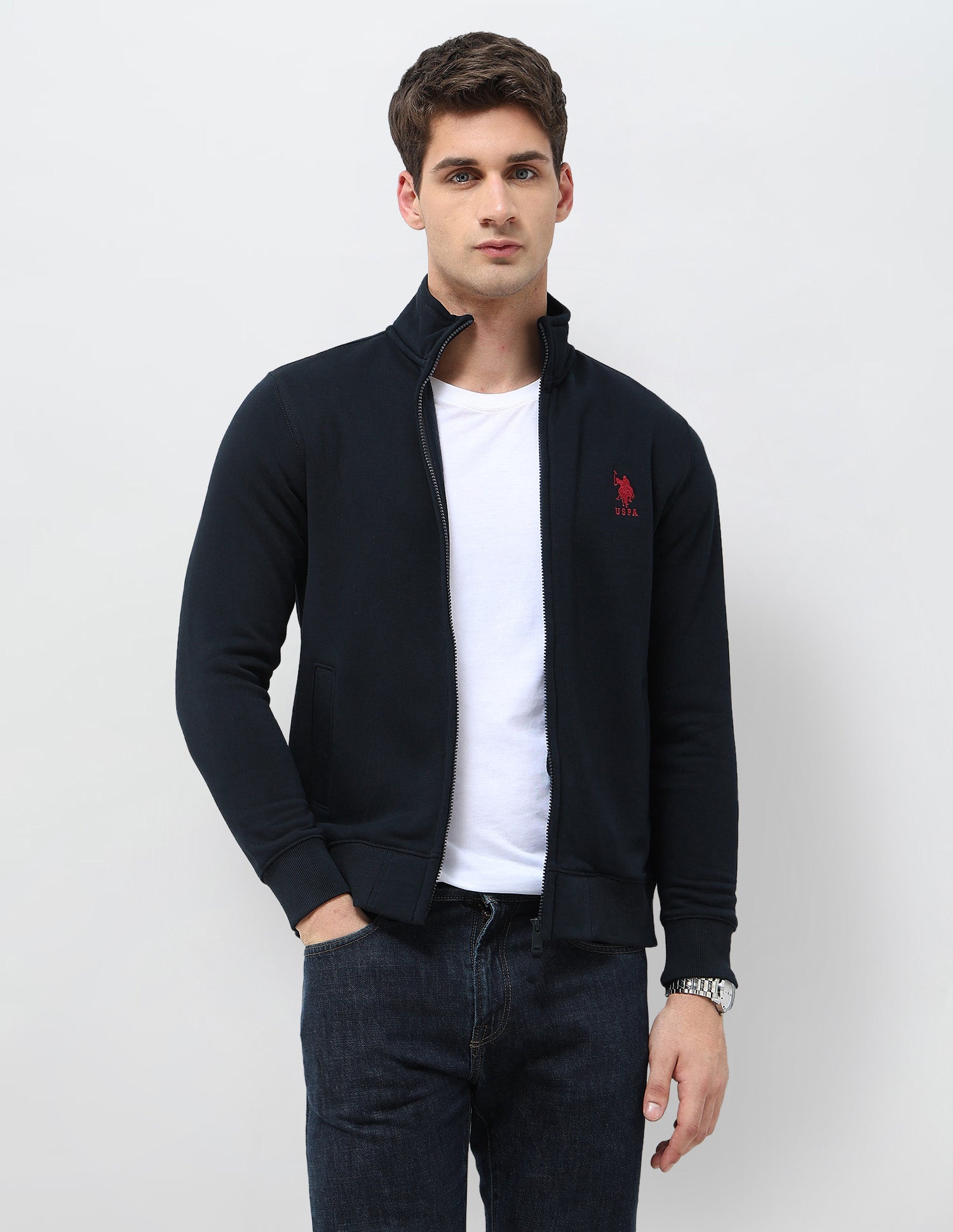 Solid Regular Fit Sweatshirt