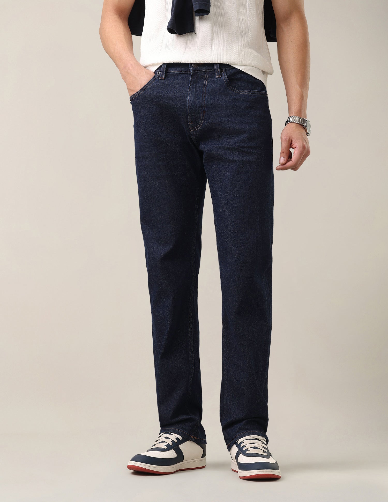 Mason Regular Straight Fit Blue Jeans Rinse Blue - U.S. Polo Assn. India | Large