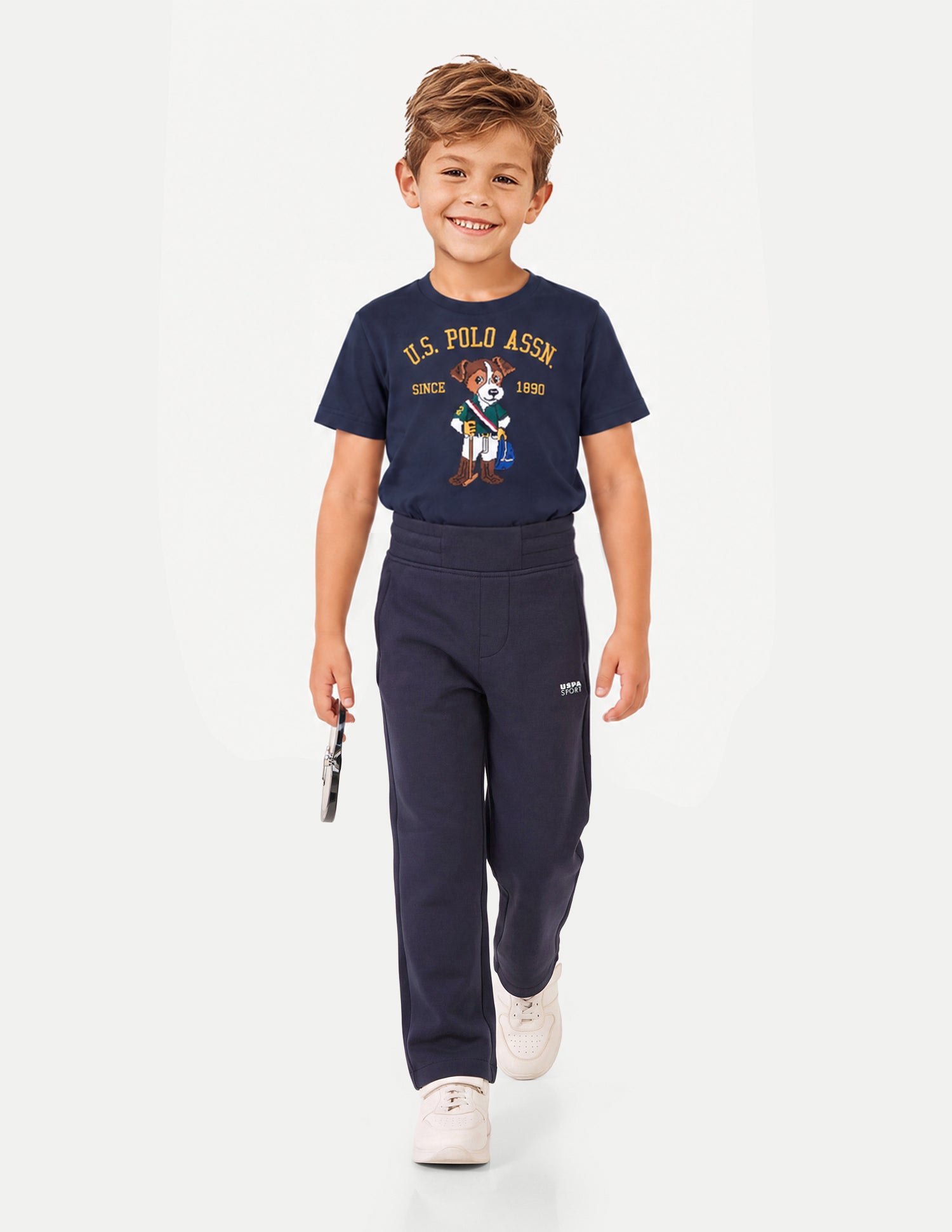 Mid Rise Regular Fit Track Pants Navy - U.S. Polo Assn. India | Large