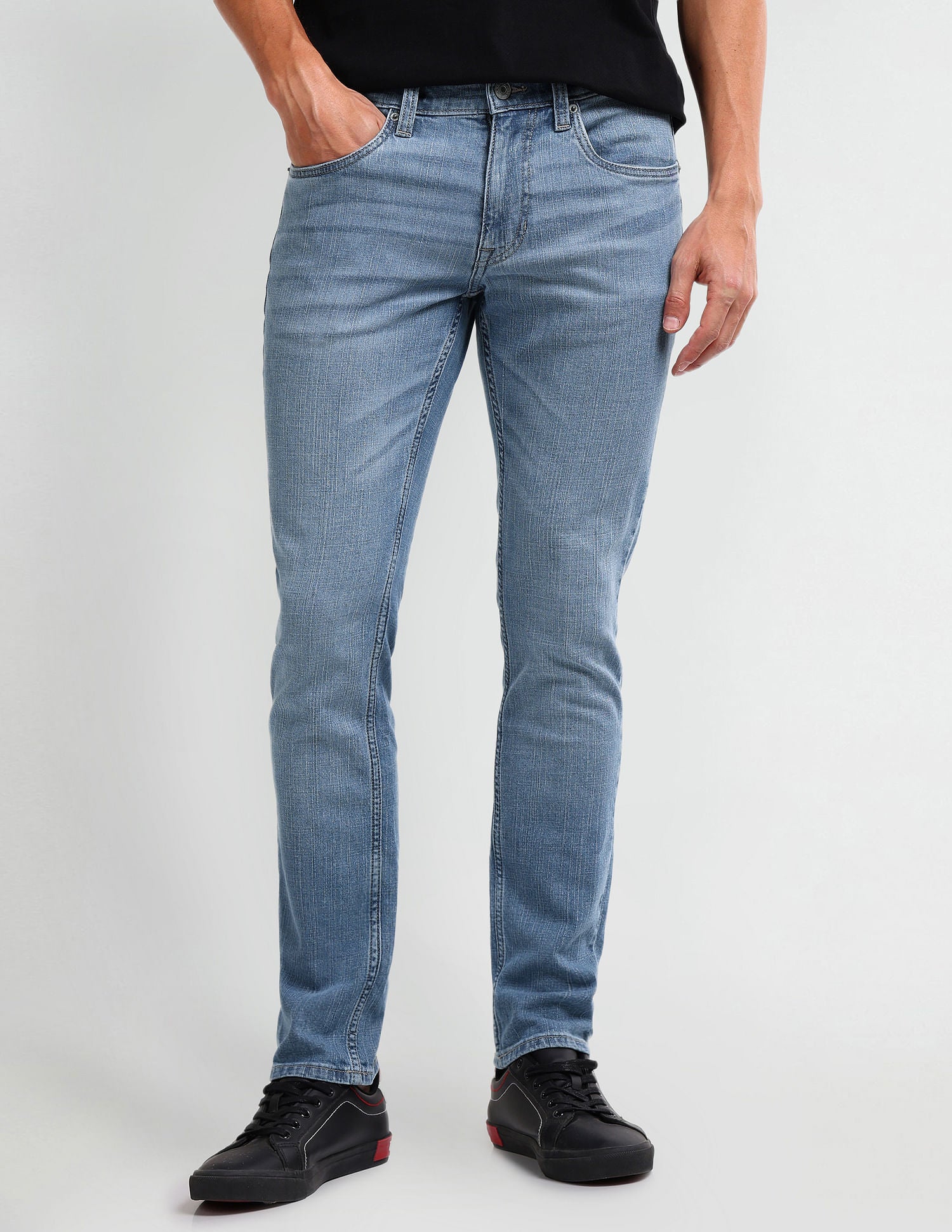 Brandon Slim Tapered Blue Jeans