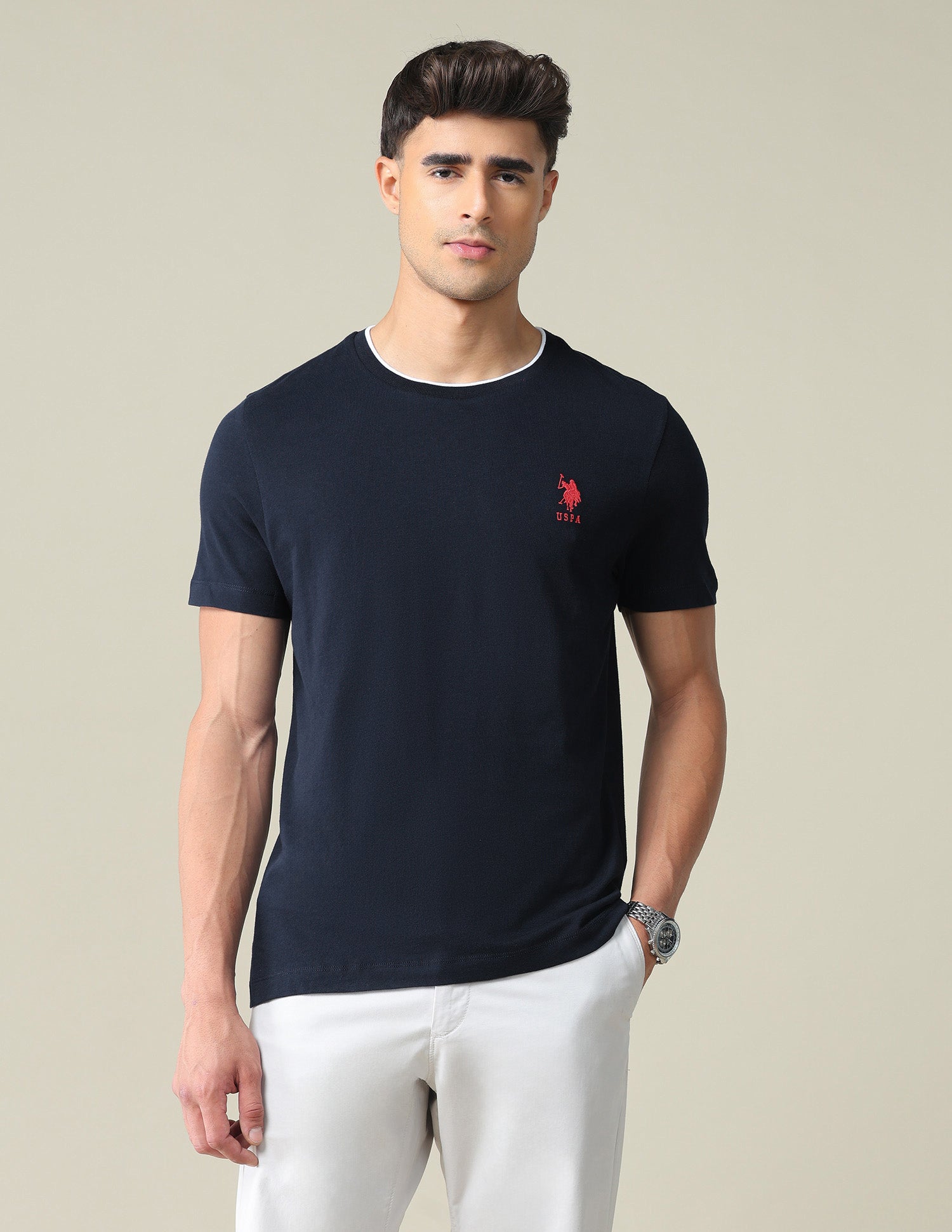 Stretchy Tipped T-Shirt