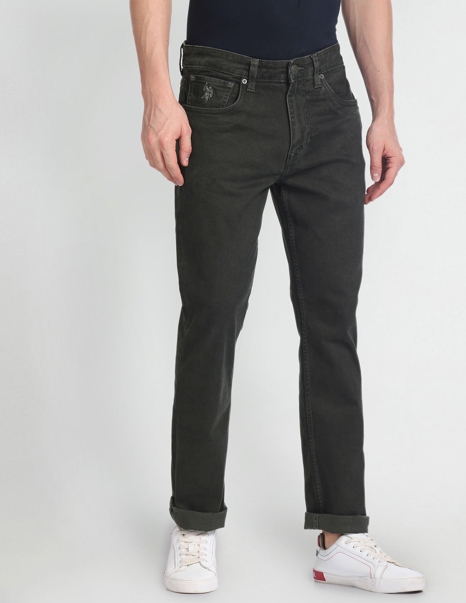 Slim Straight Fit Rinsed Jeans – U.S. Polo Assn. India