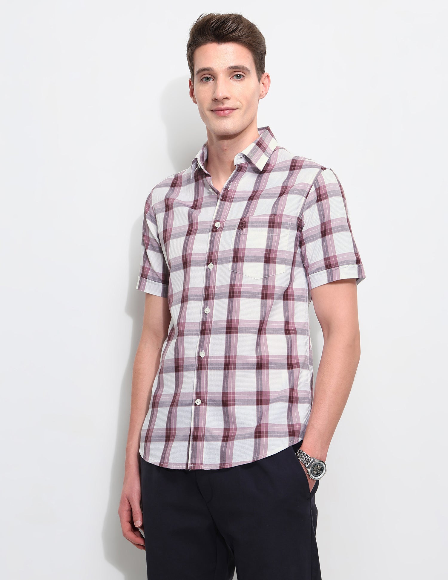 White Harbour Tartan Checked Shirt