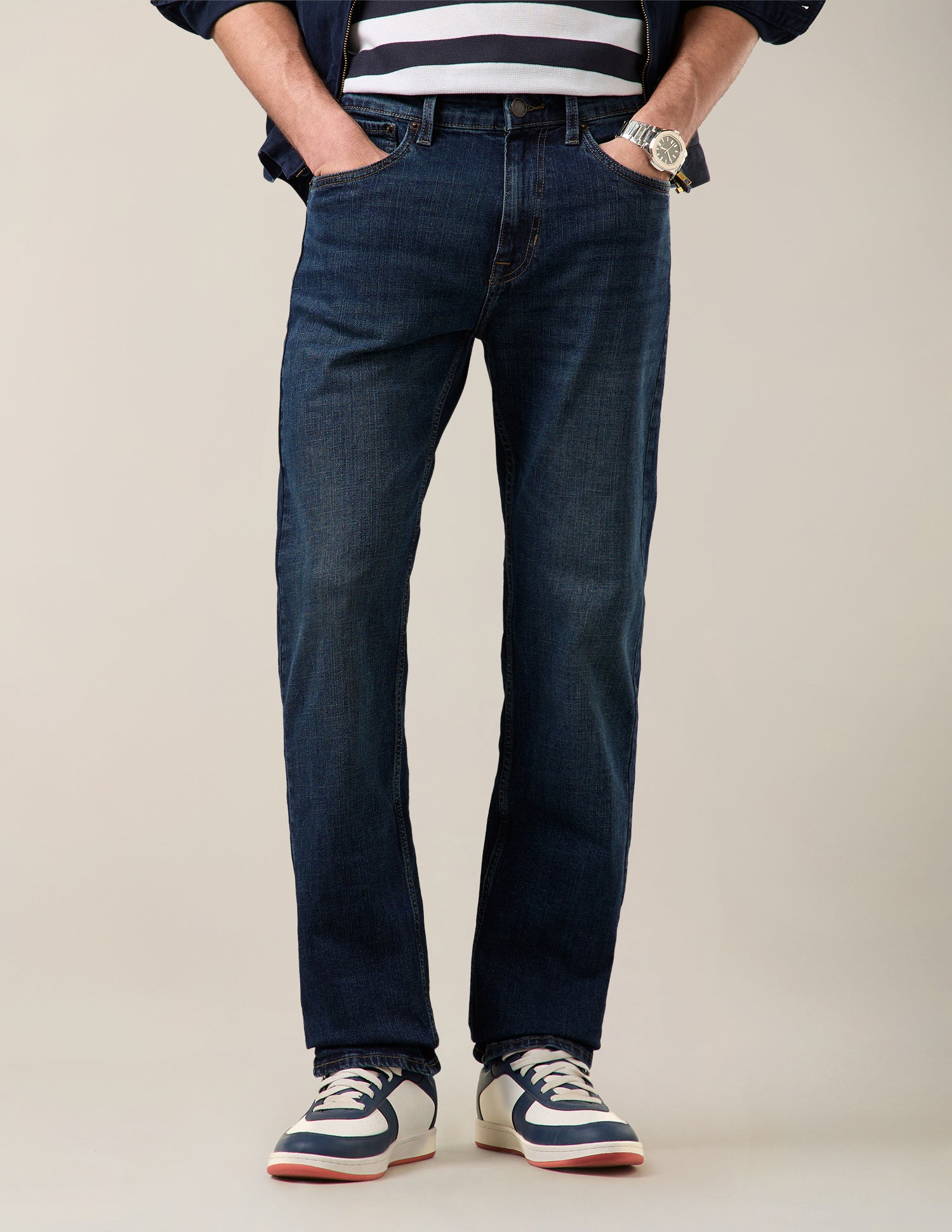 Mason Regular Straight Fit Blue Jeans