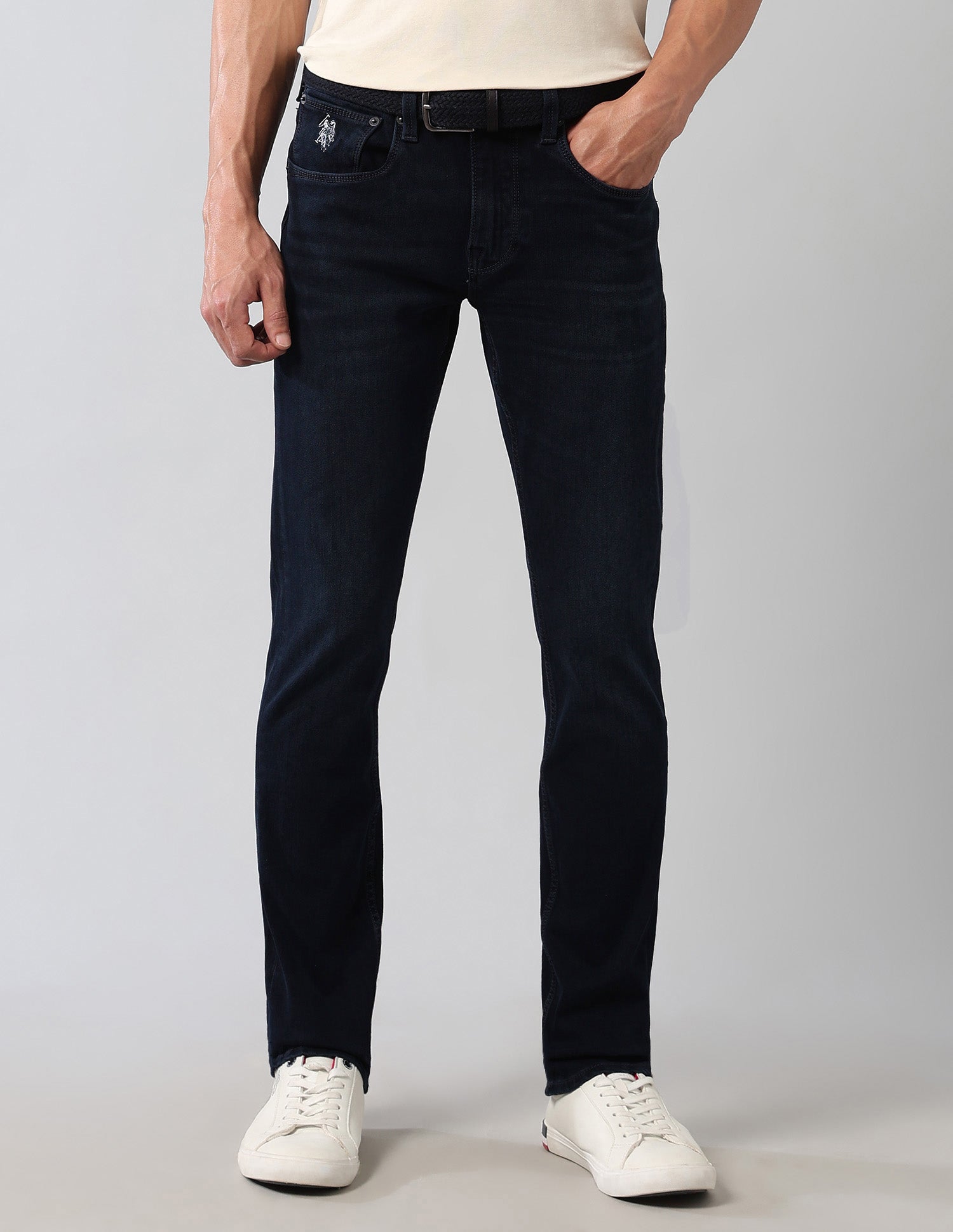Bi Stretch Regallo Skinny Fit Blue Authentic Jeans Dark Blue - U.S. Polo Assn. India | Large