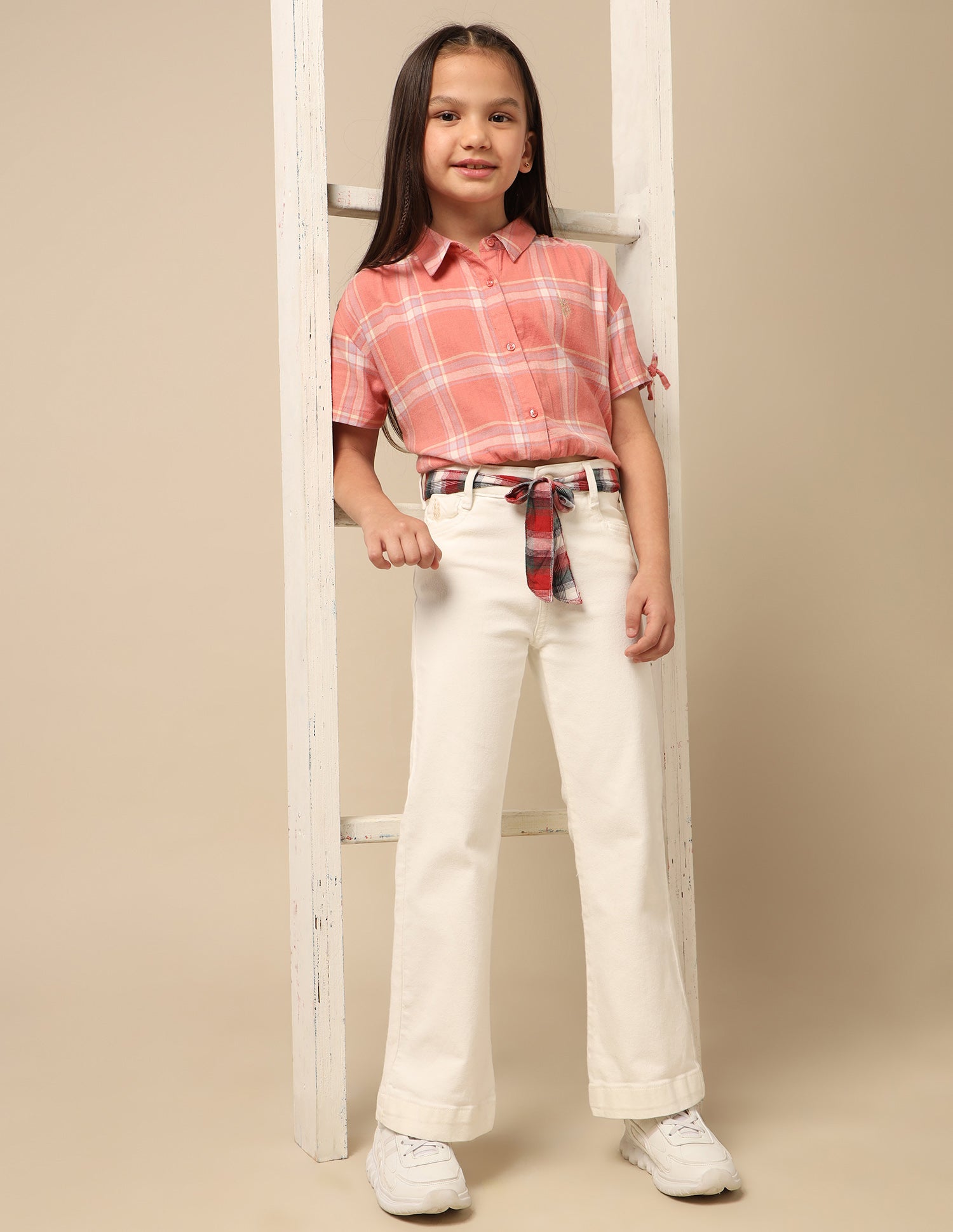 Girls Bootcut Mid Rise Jeans