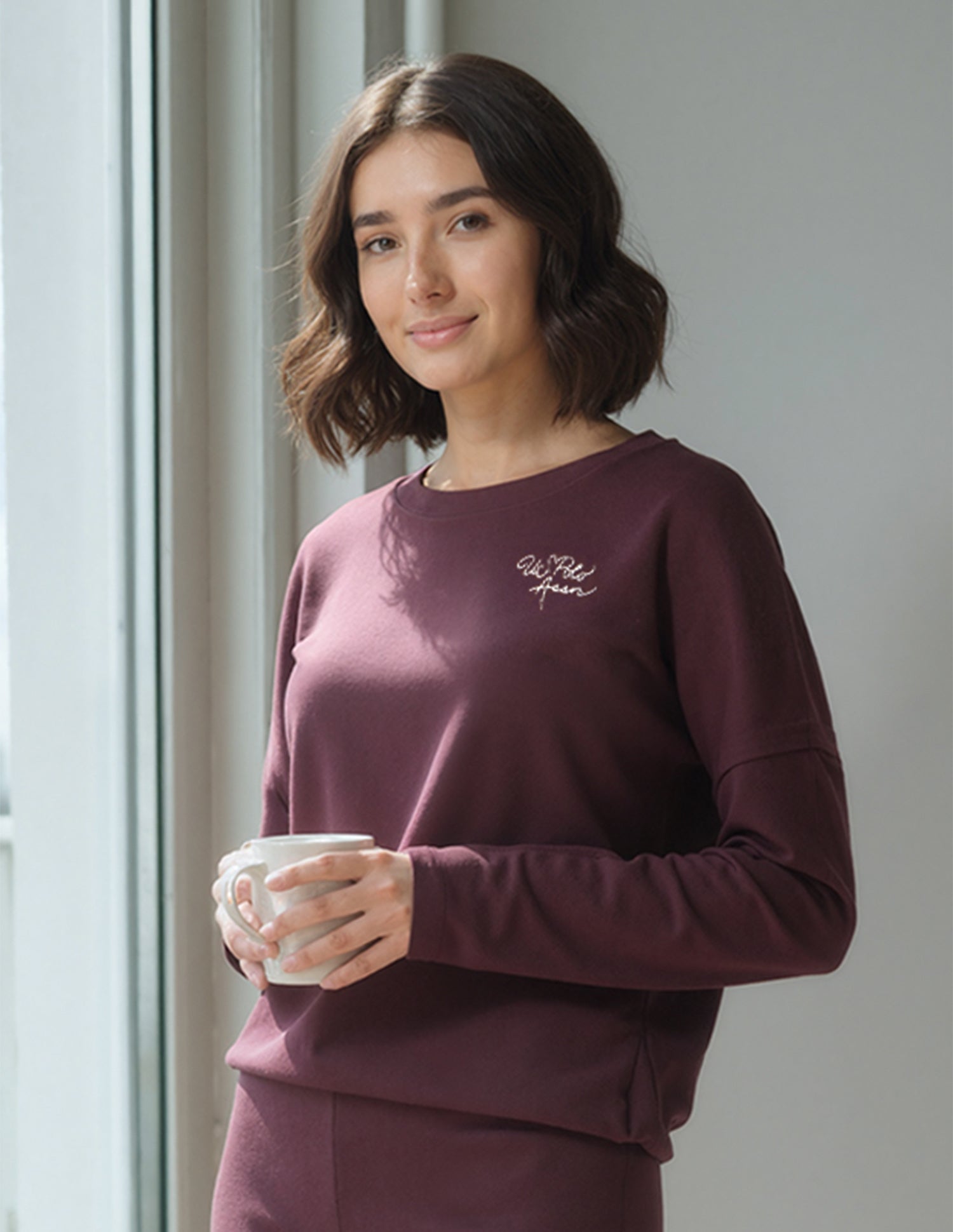 Boat Neck Relaxed Fit Lounge T-Shirt