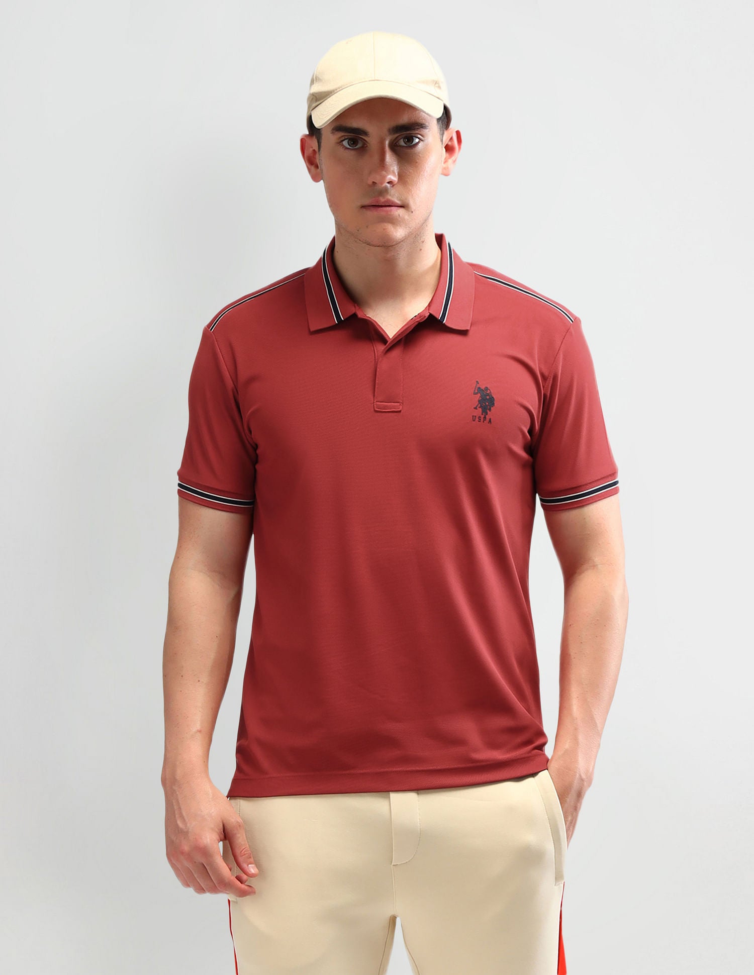 Slim Fit Solid Polo Shirt