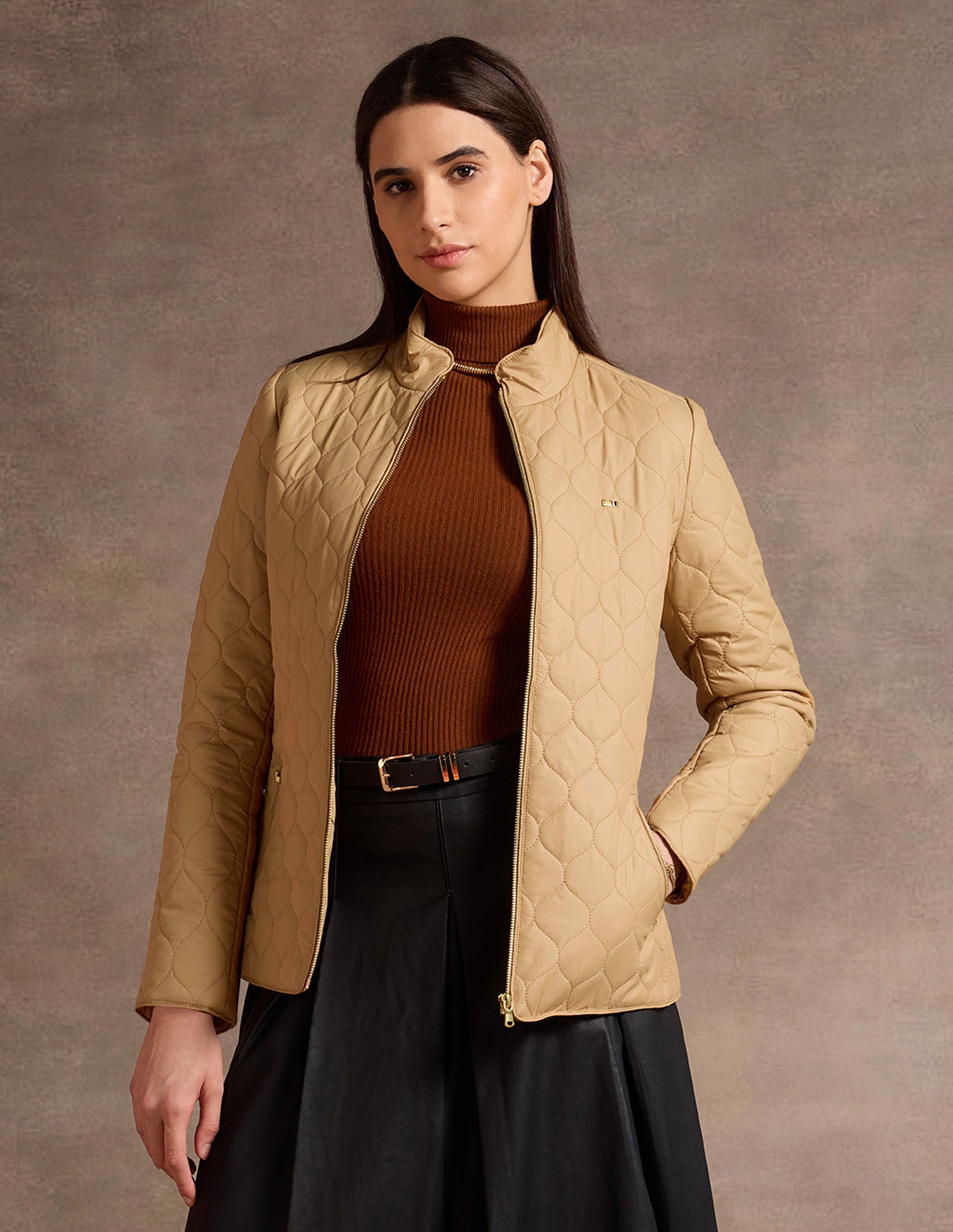 High Neck Puffer Jacket