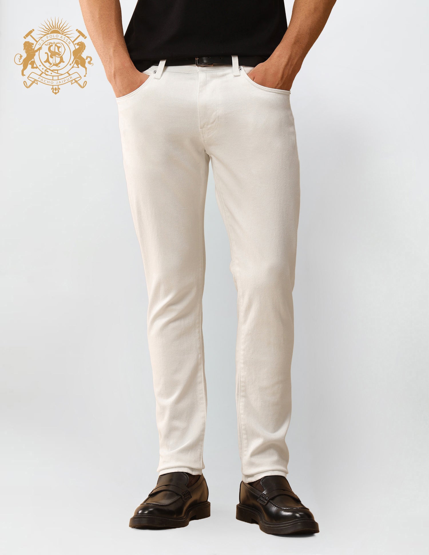 Pacho X Mid Rise Brandon Slim Tapered Jeans