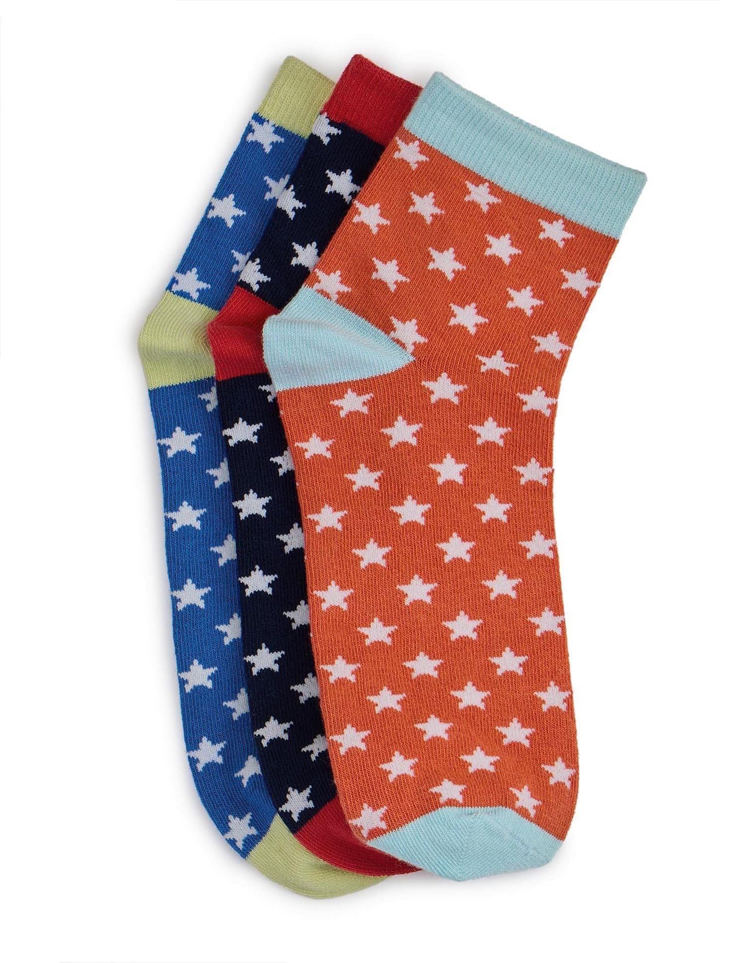 Boys High-Ankle Length KS005 Socks - Pack Of 3