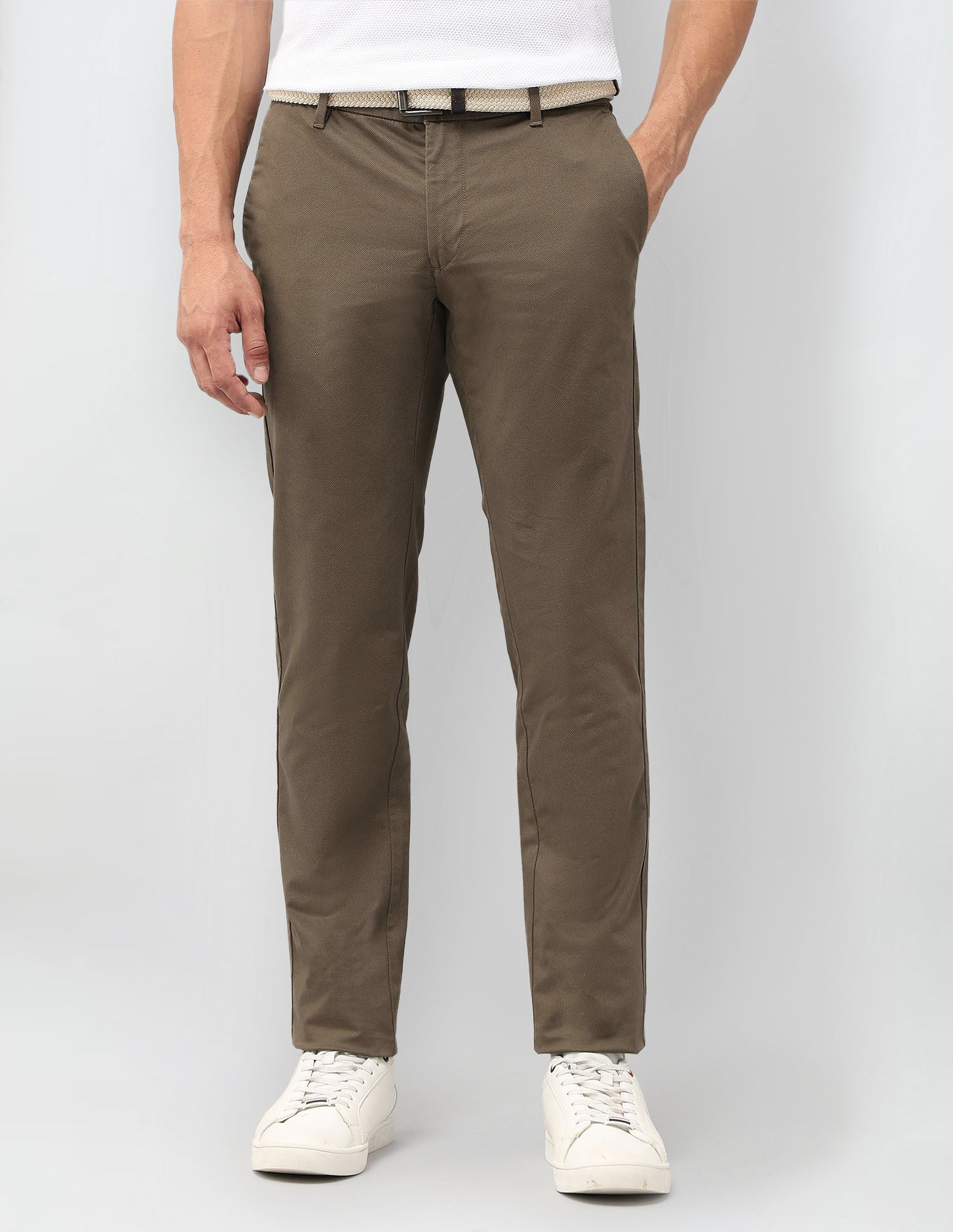 Denver Slim Fit Satin Trousers