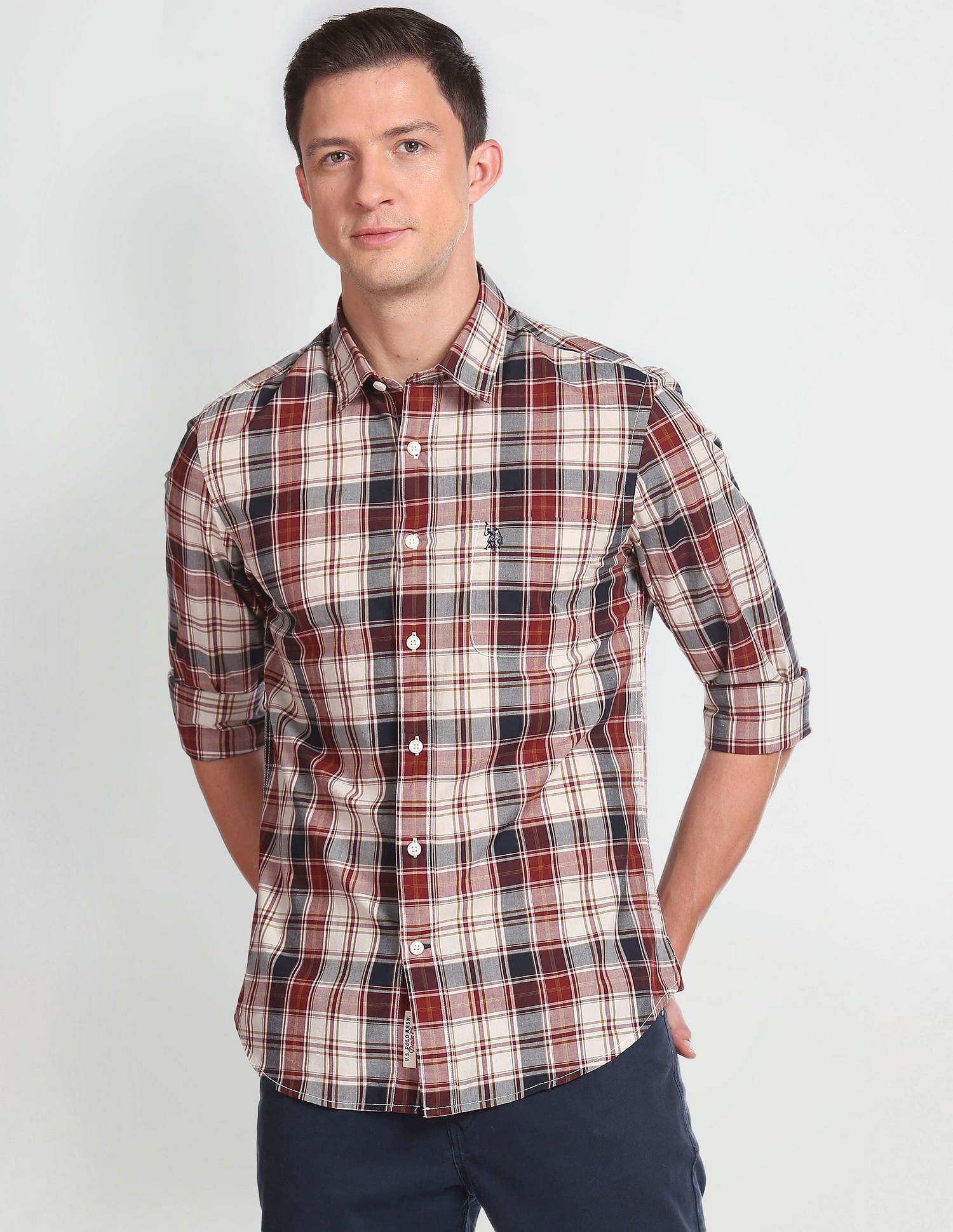 Tartan Check Cotton Shirt – U.S. Polo Assn. India