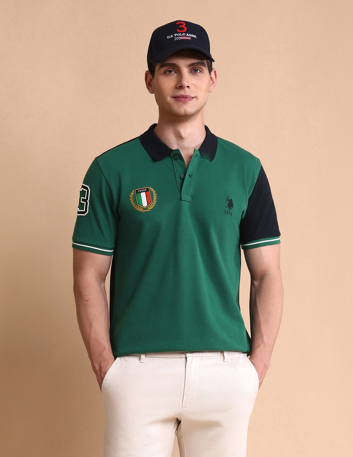 Slim Fit Iconic Number Polo Shirt