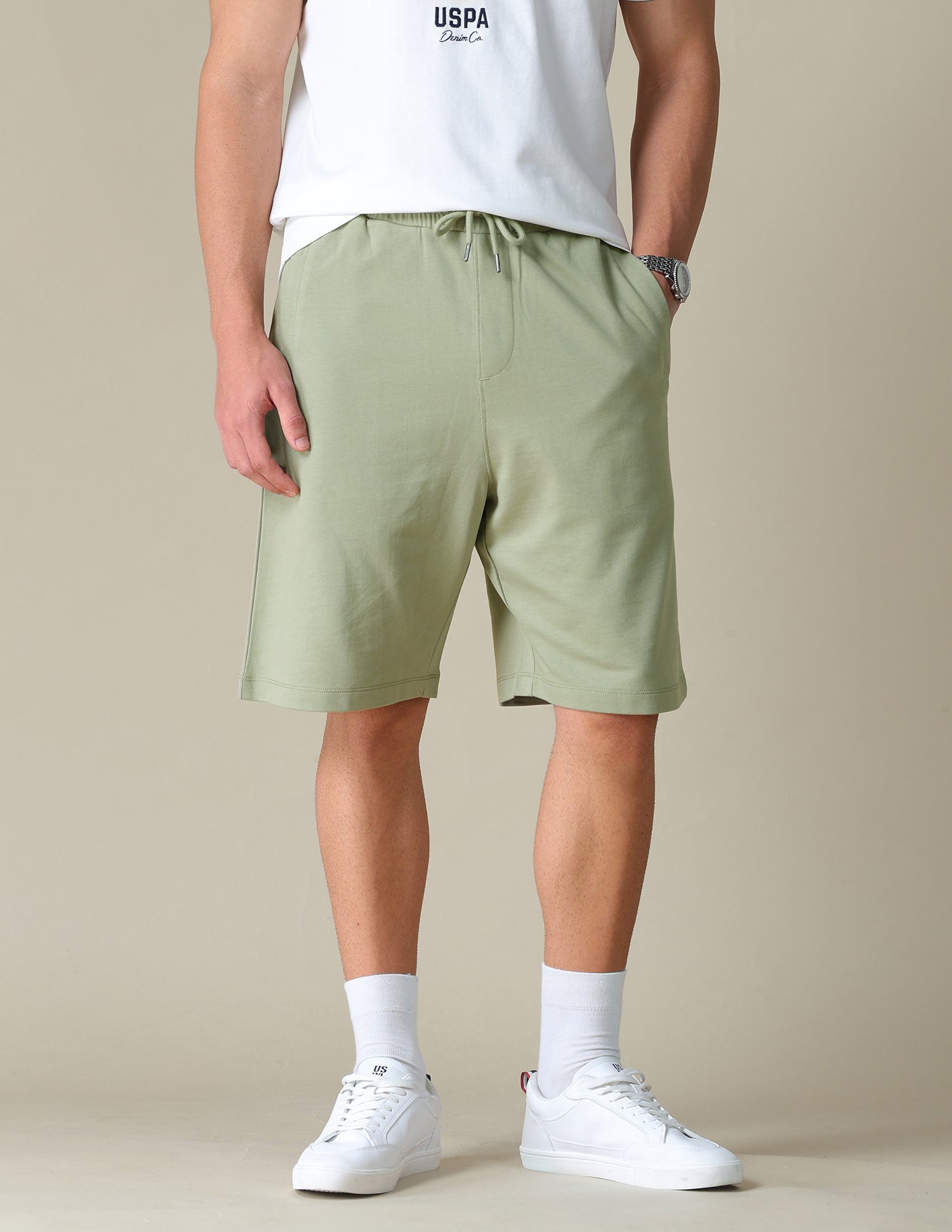 Regular Fit Knitted Shorts