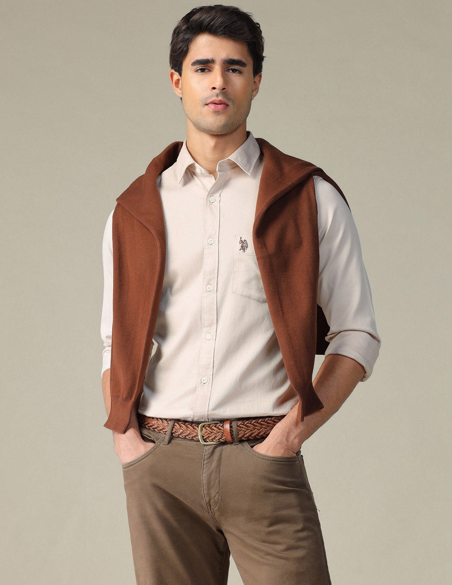 Pure Cotton Tailored Fit Shirt