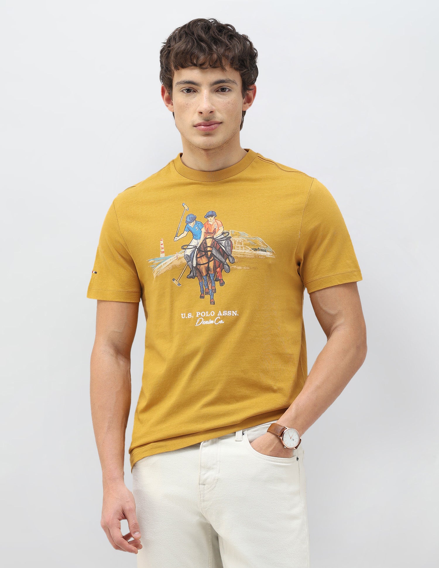 Motel On The Coast Graphic Brand Printed T-Shirt