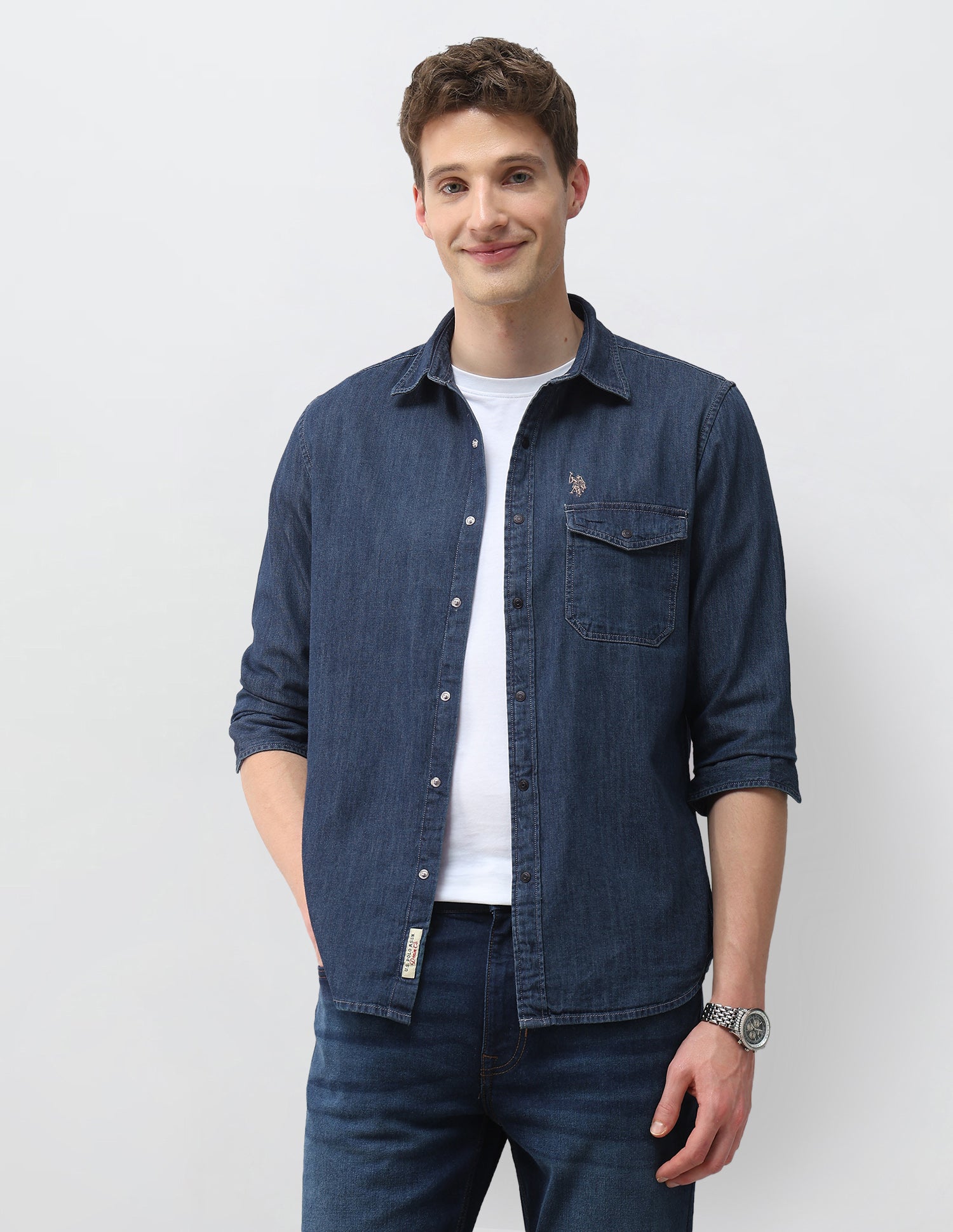 Solid Color Fit Solid Comfort Fit Shirt