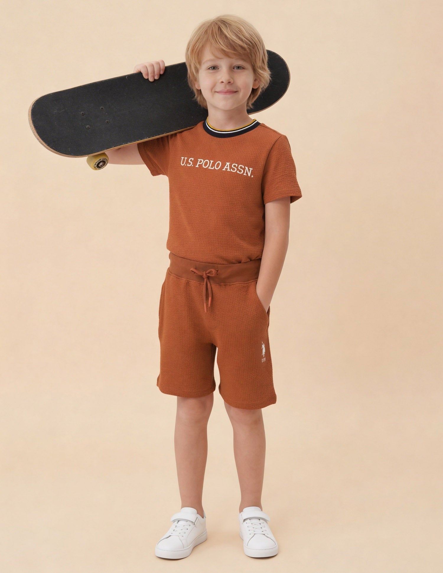 Textured Regular Fit Shorts