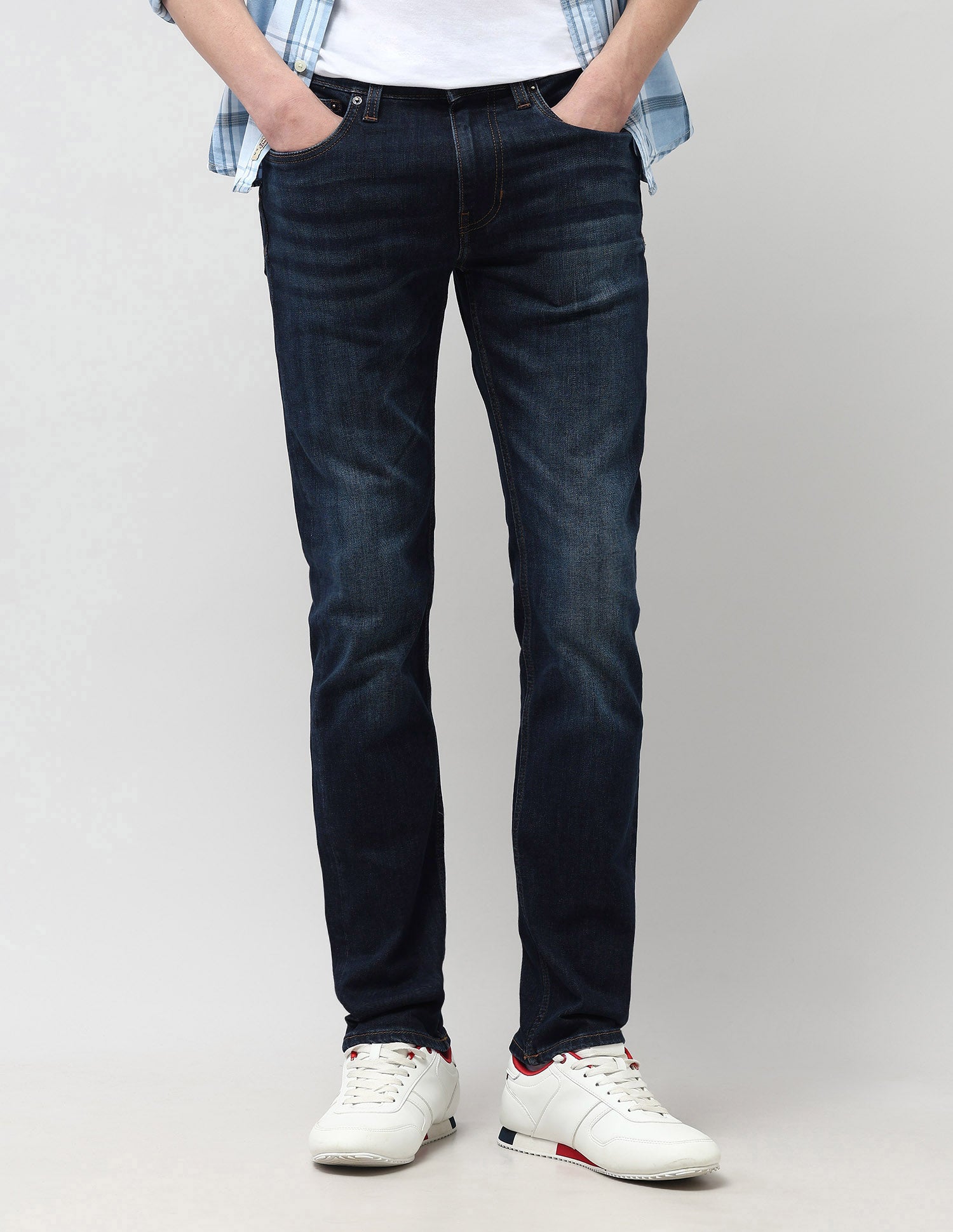 Regallo Skinny Fit Blue Jeans