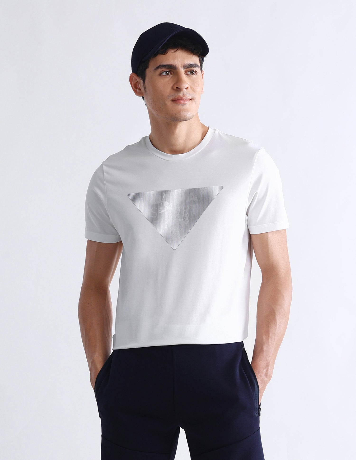 Brand Printed Slim Fit T-Shirt
