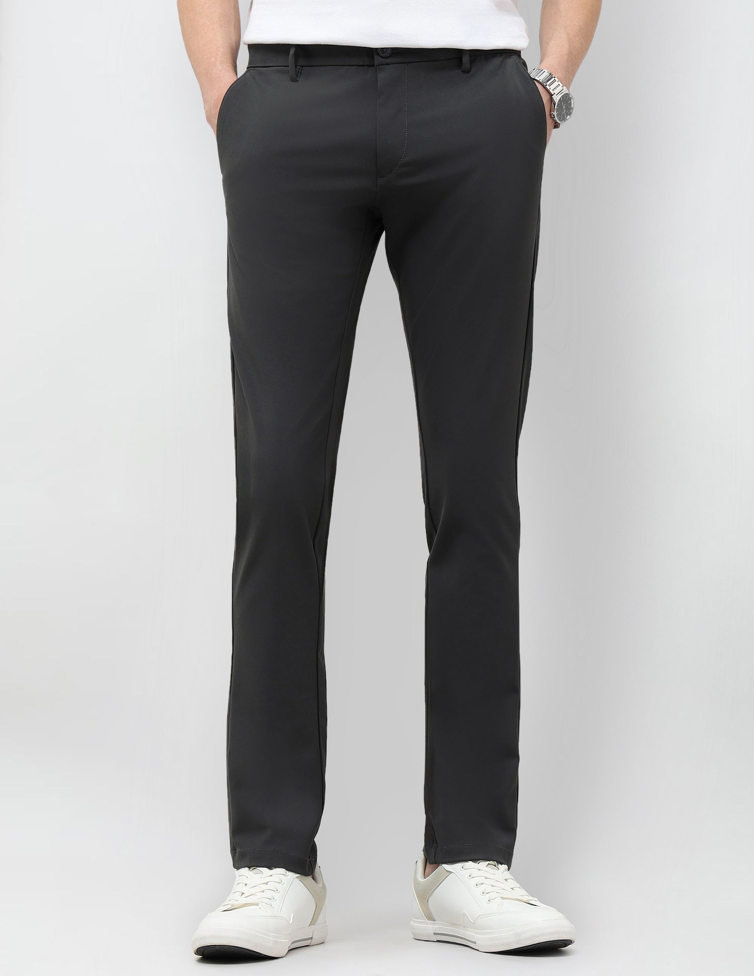 Twill Slim Fit Trousers