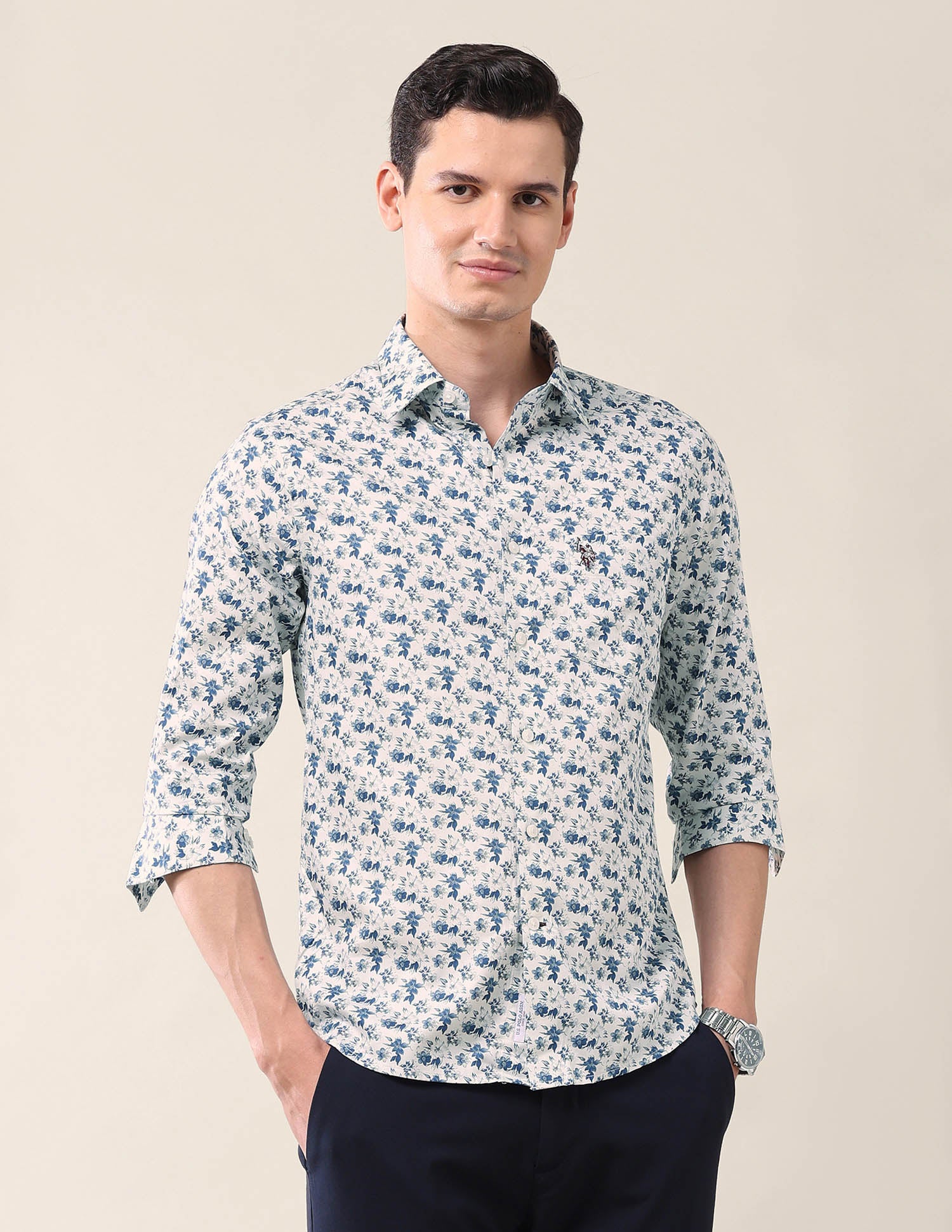 Floral Tailored Fit Shirt