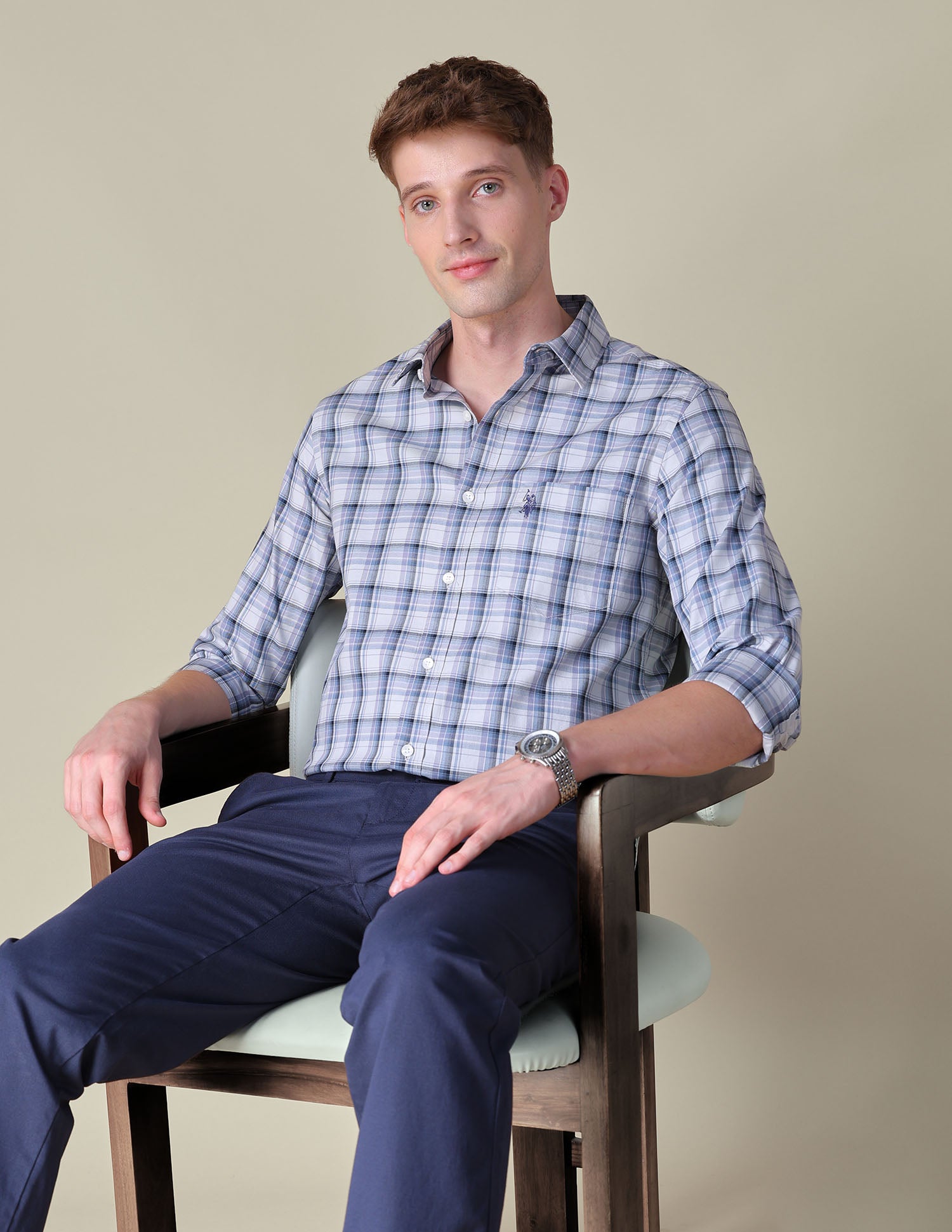 Tartan Checked Regular Fit Shirt