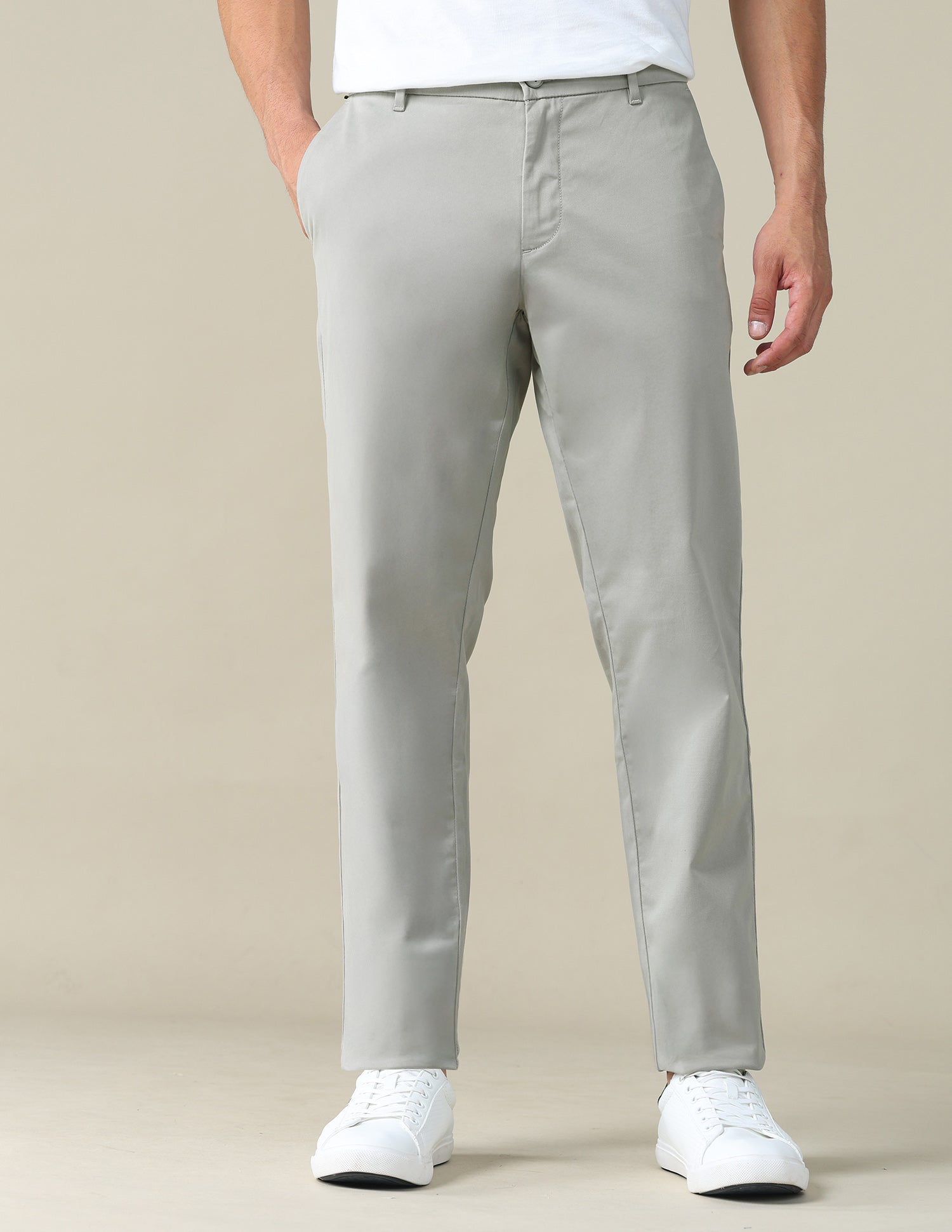 Textured Dobby Trousers