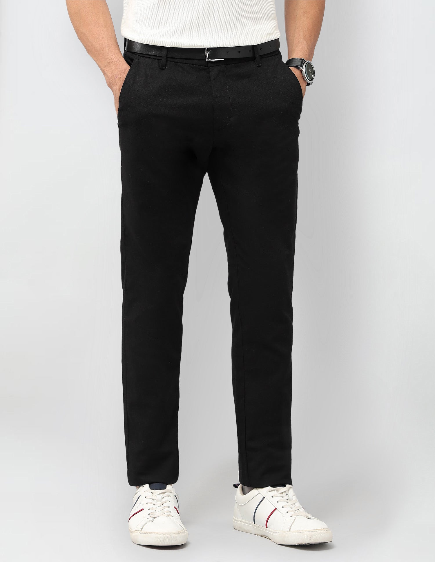 Textured Austin Slim Fit Trousers