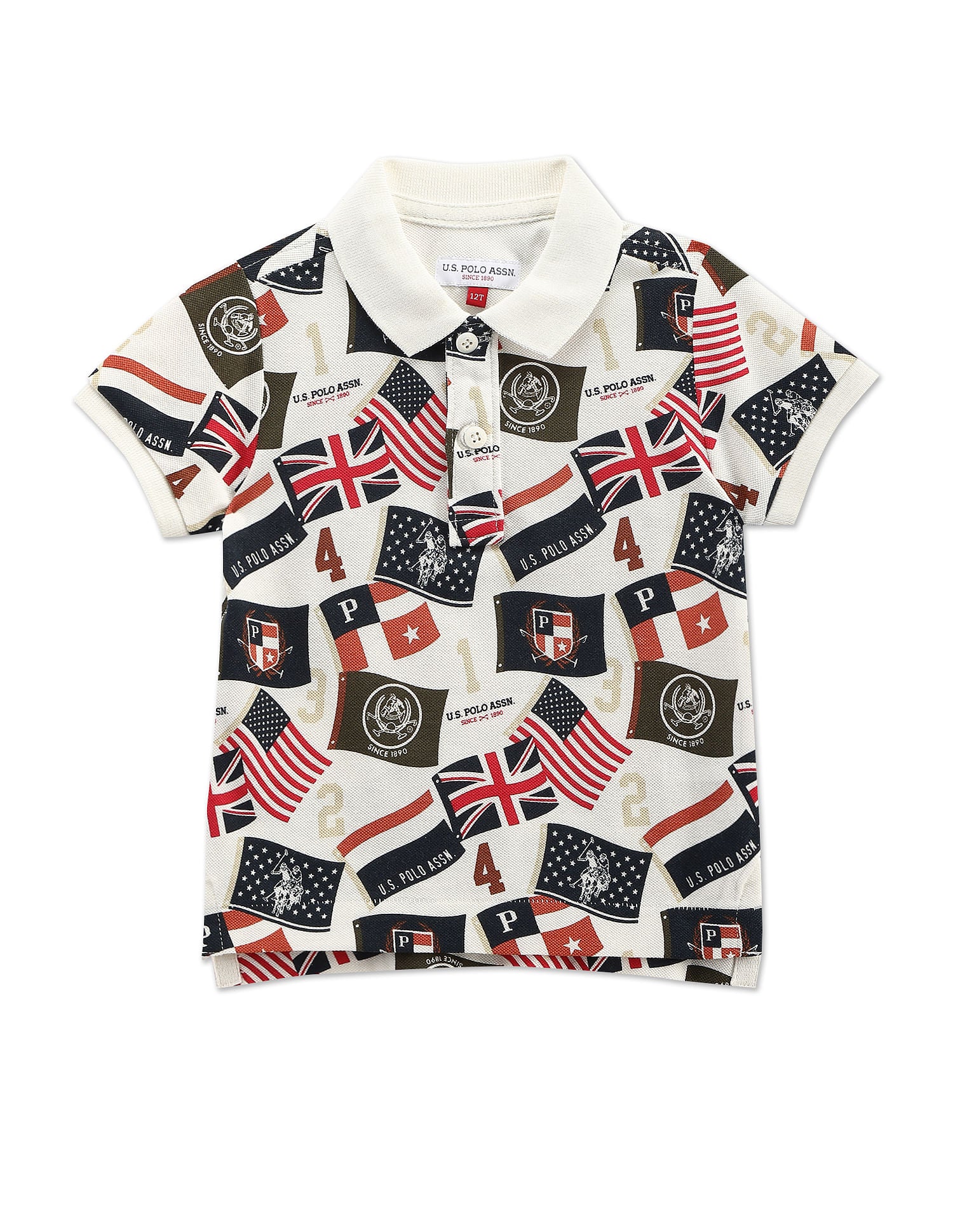 Boys Graphic Print Cotton Polo Shirt – U.S. Polo Assn. India