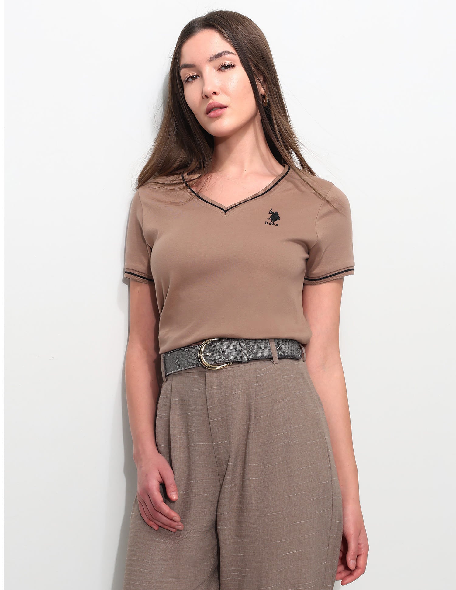 Regular Fit Solid T-Shirt