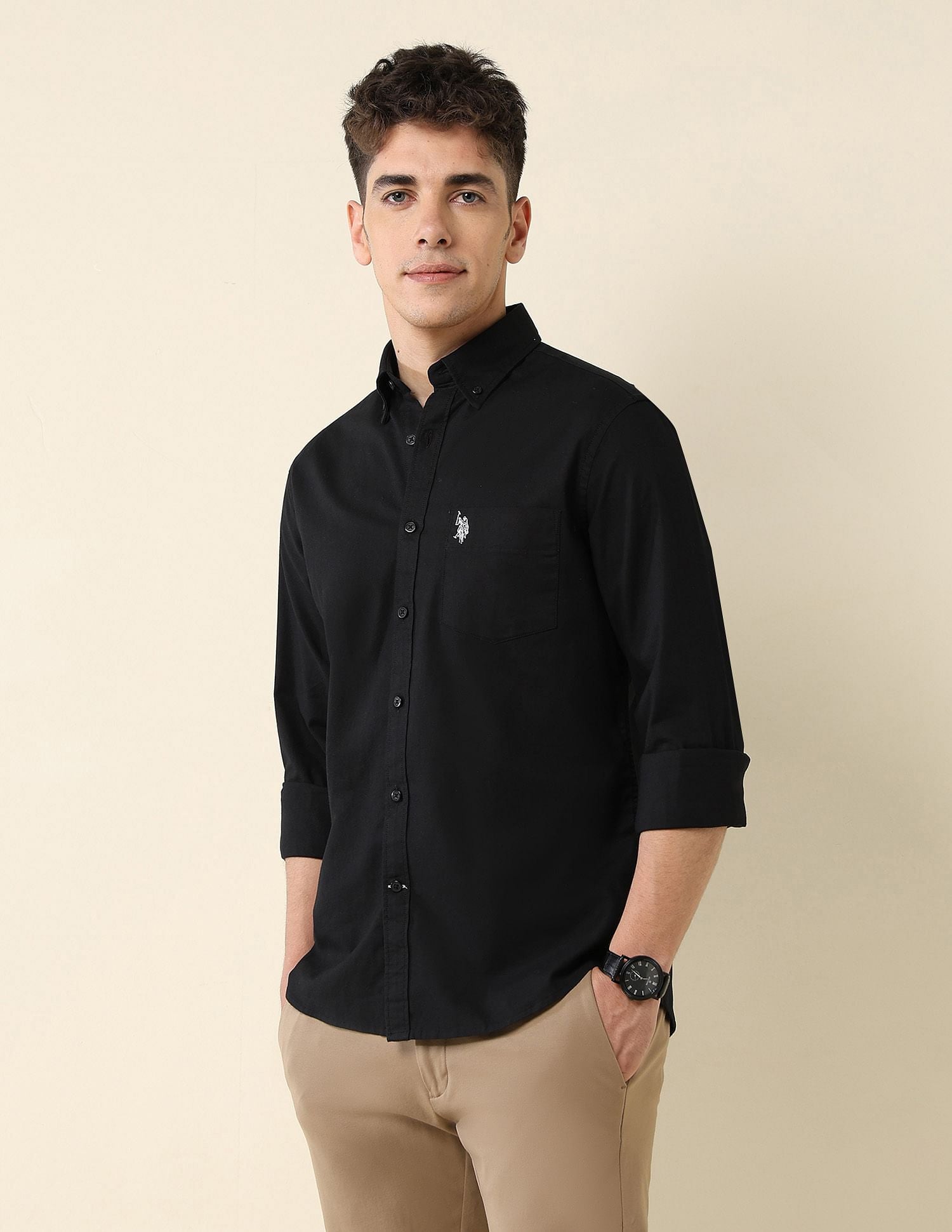 Oxford Stretch Button Down Shirt