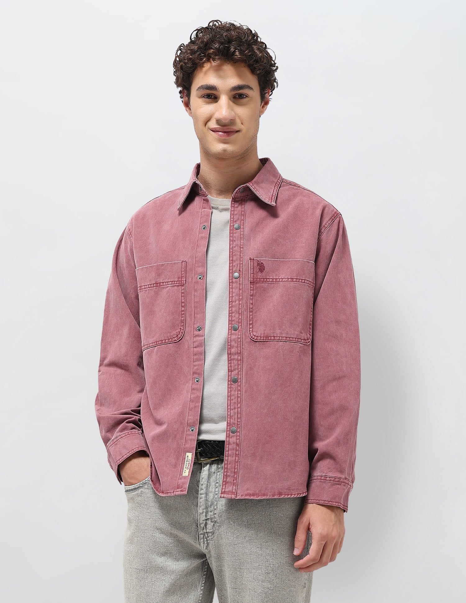 Solid Relaxed Fit Shirt