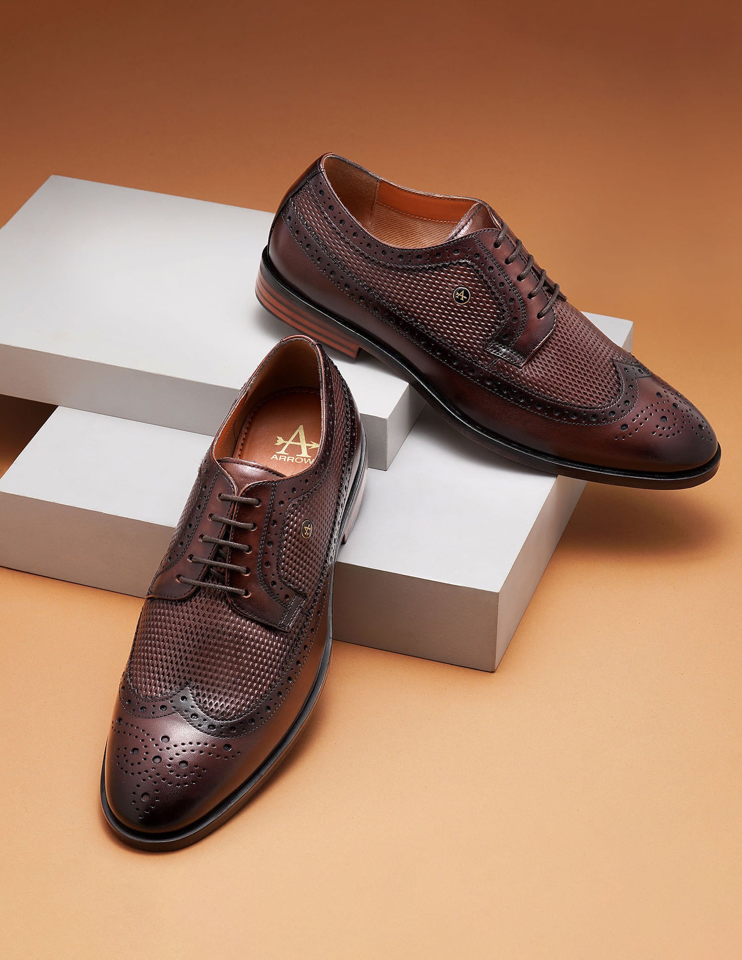 Denise 4.0 Leather Brogues Brown - U.S. Polo Assn. India | Large