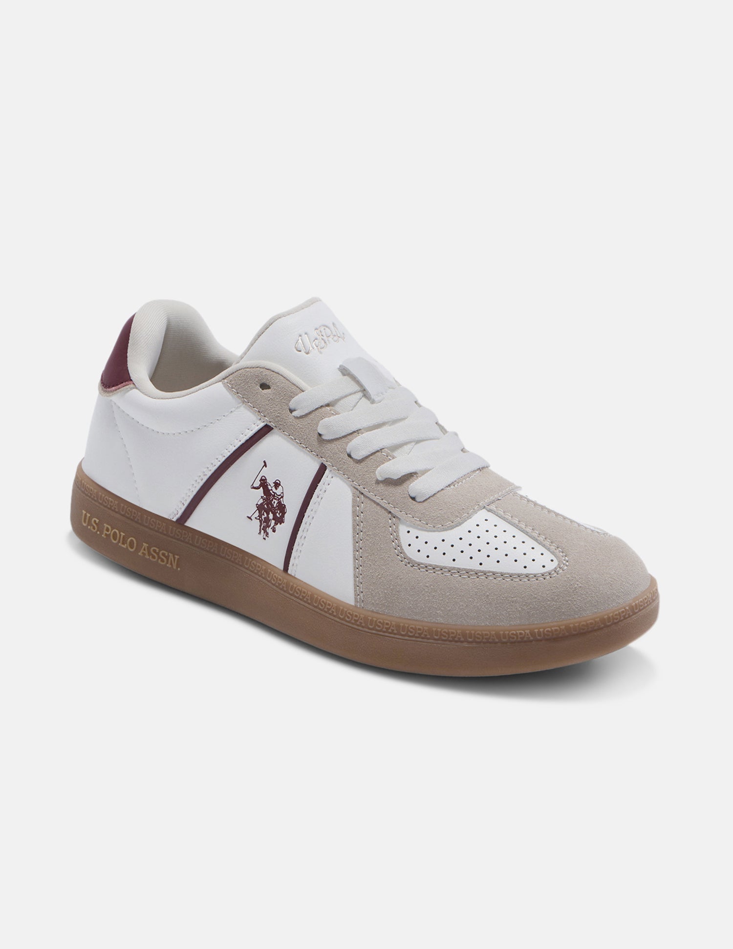 Colour Blocked Paula Sneakers Light Grey - U.S. Polo Assn. India | Large