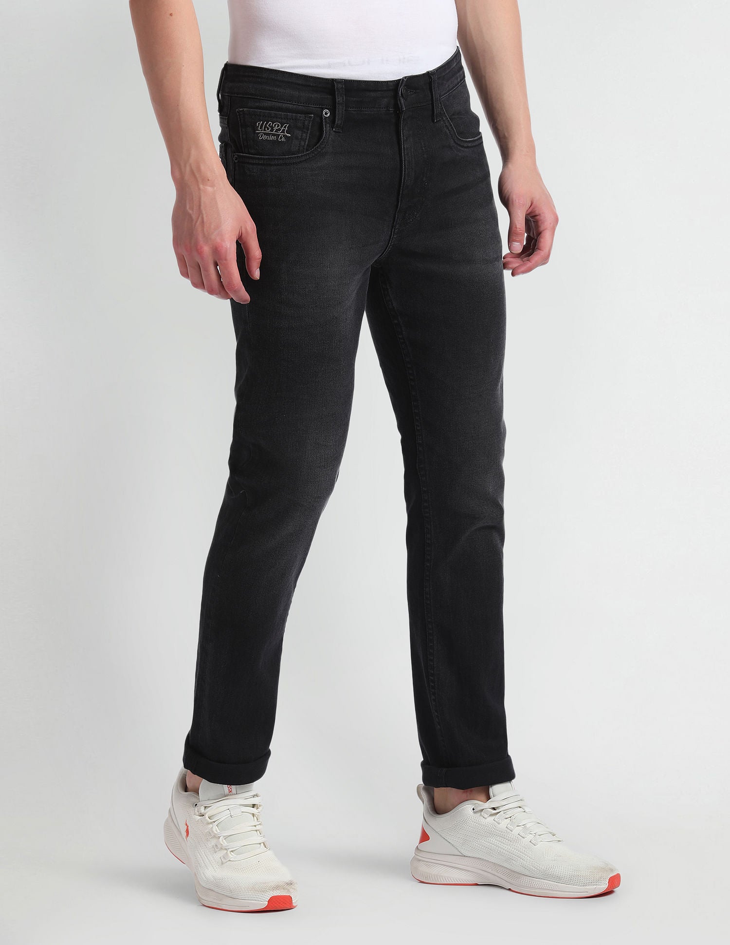 Regallo Skinny Fit Black Jeans – U.S. Polo Assn. India