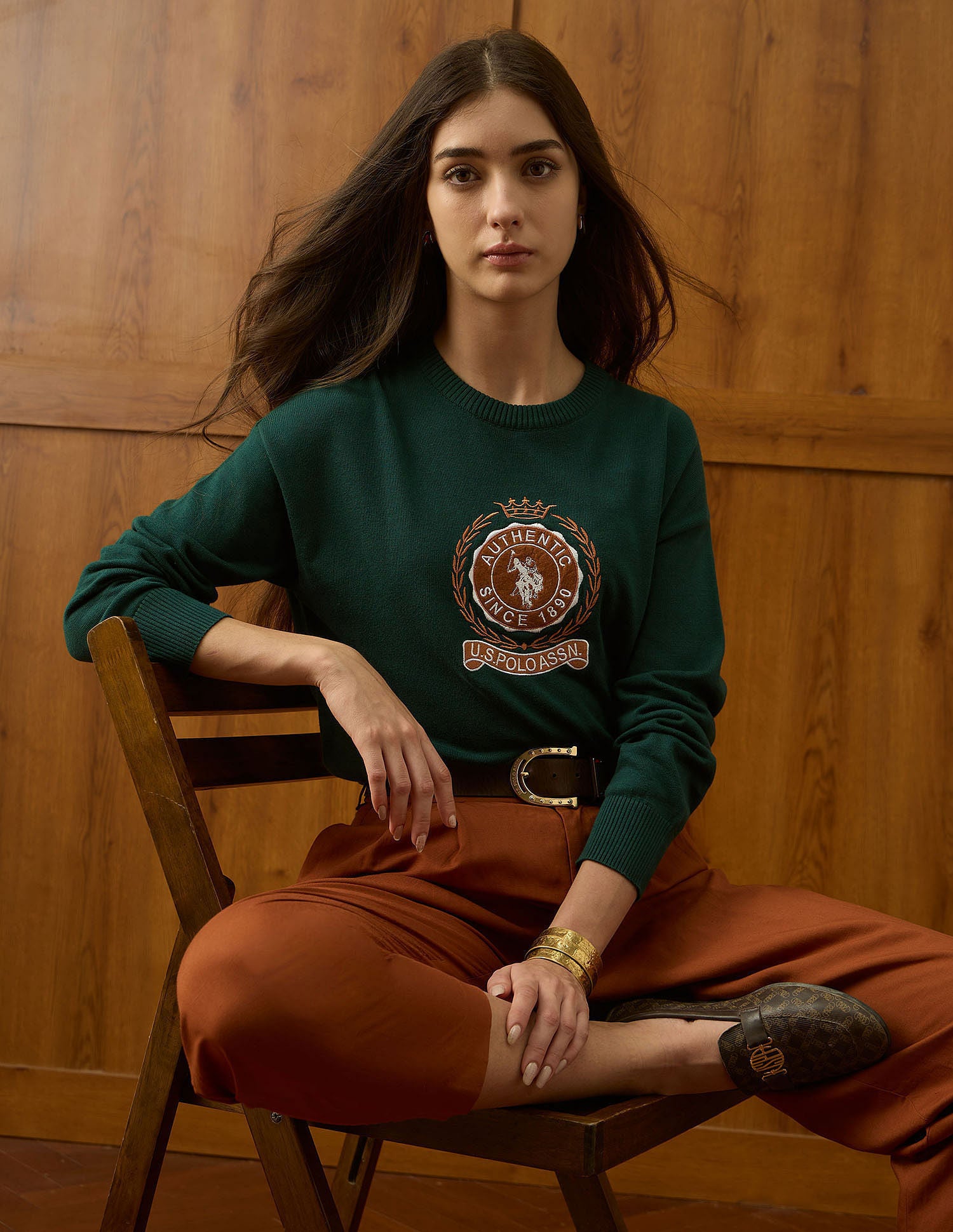 Drop Shoulder Relaxed Fit Sweater