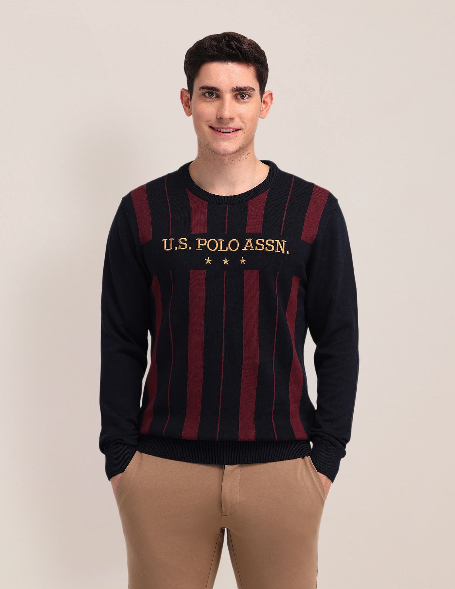 Regular Fit Striped Sweater